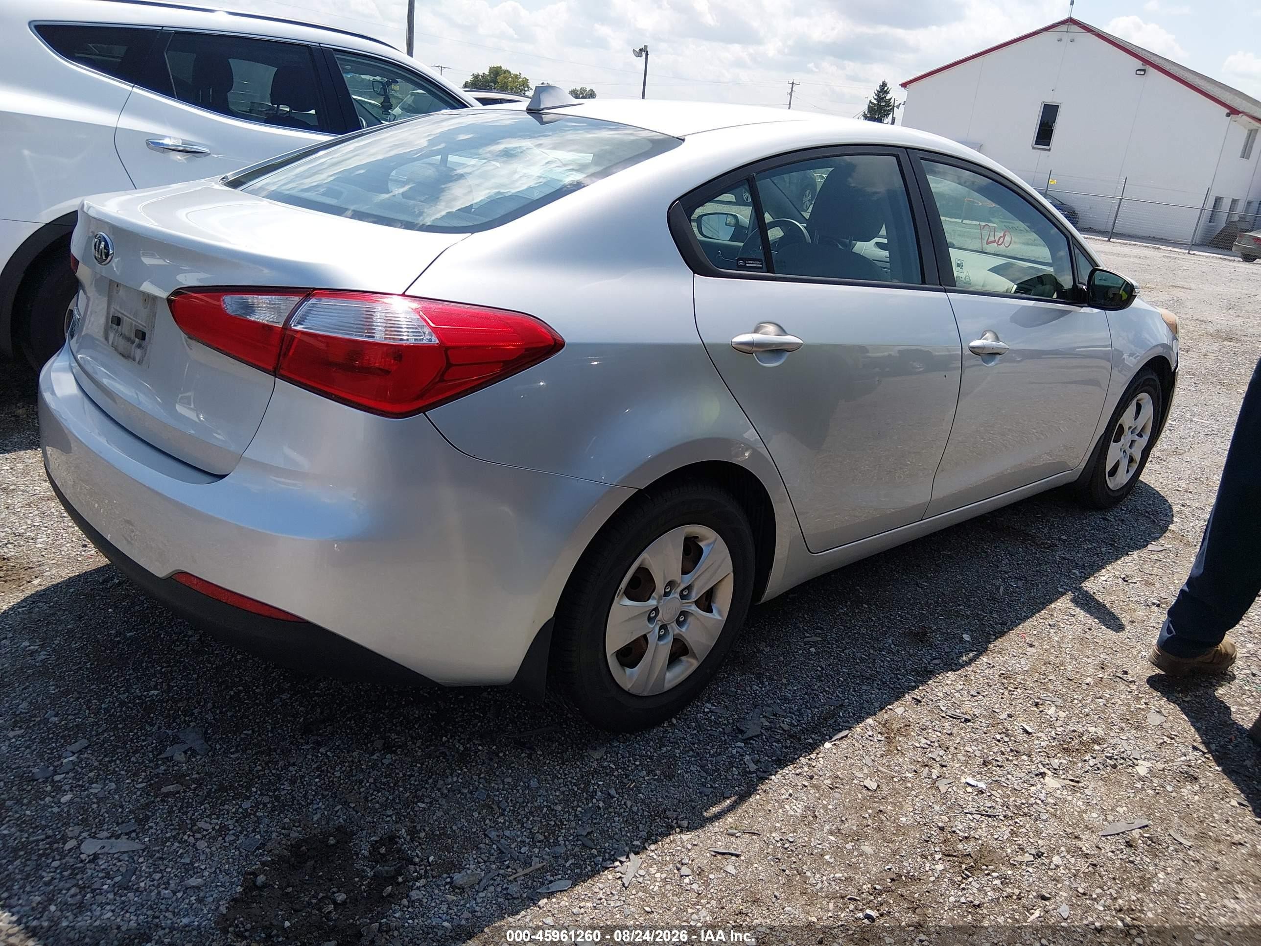 2015 Kia Forte Lx Silver vin: KNAFX4A63F5313505