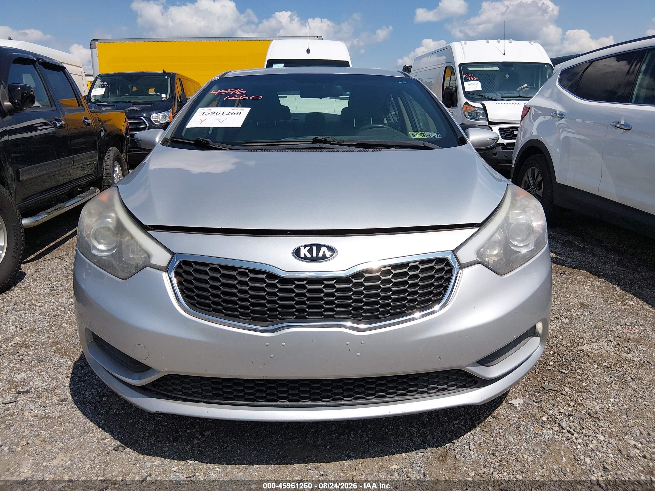 2015 Kia Forte Lx Silver vin: KNAFX4A63F5313505