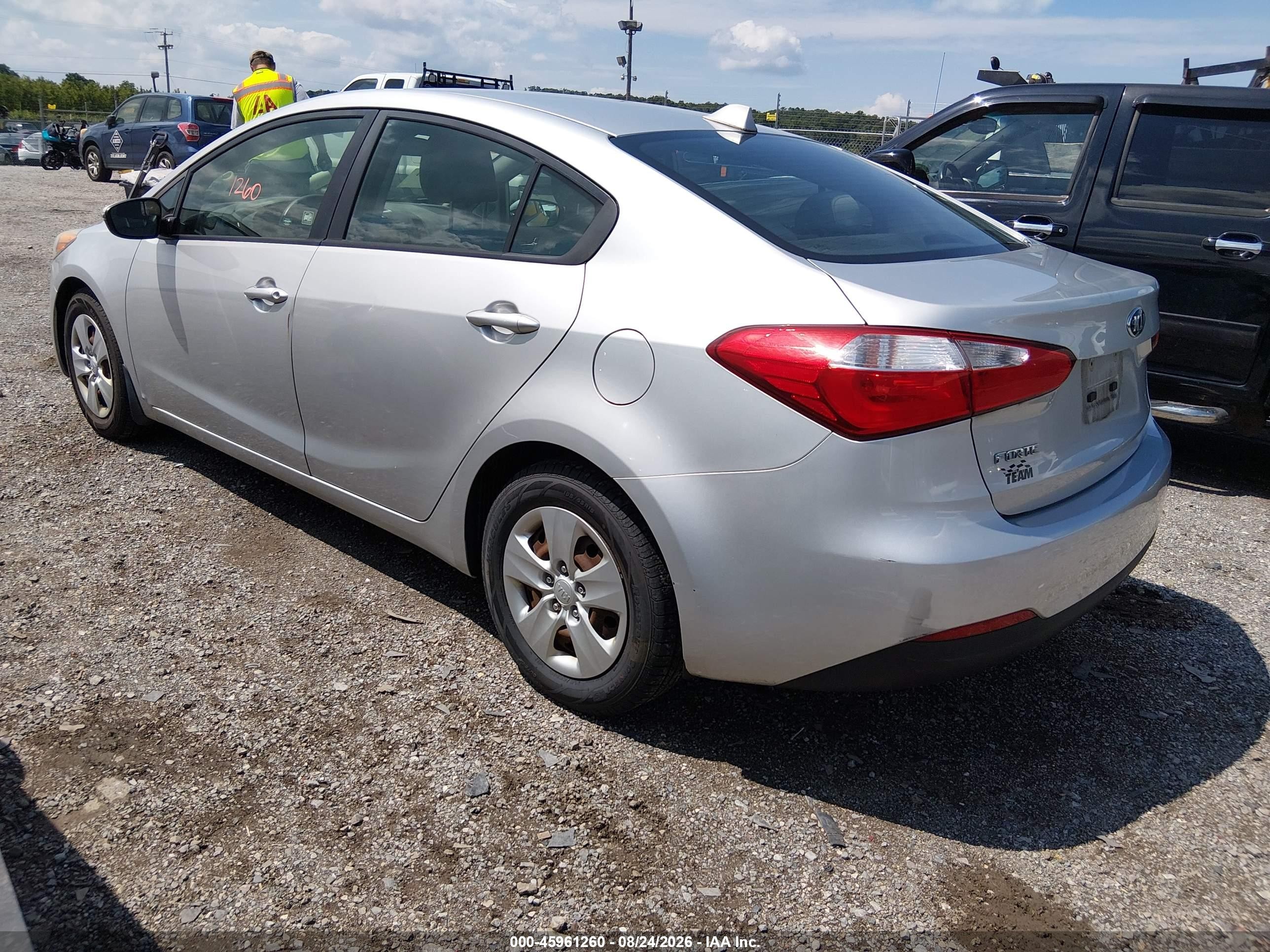 2015 Kia Forte Lx Silver vin: KNAFX4A63F5313505