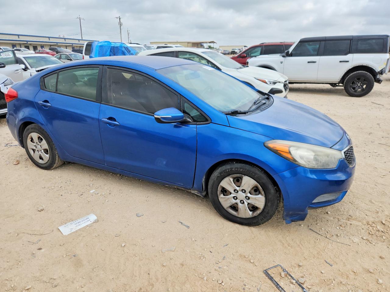 2015 Kia Forte Синий vin: KNAFX4A63F5321104