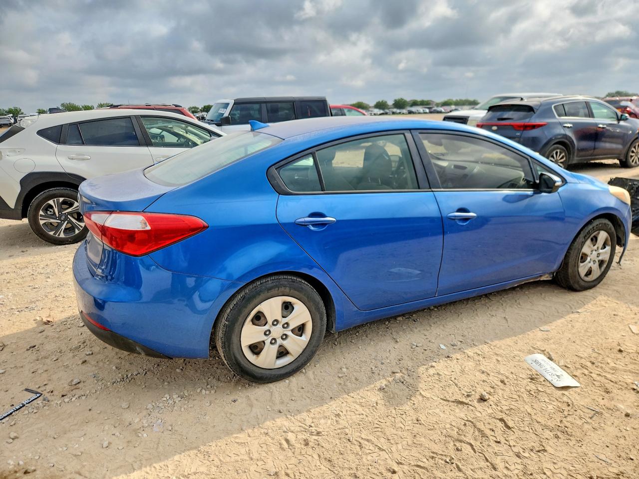 2015 Kia Forte Синий vin: KNAFX4A63F5321104