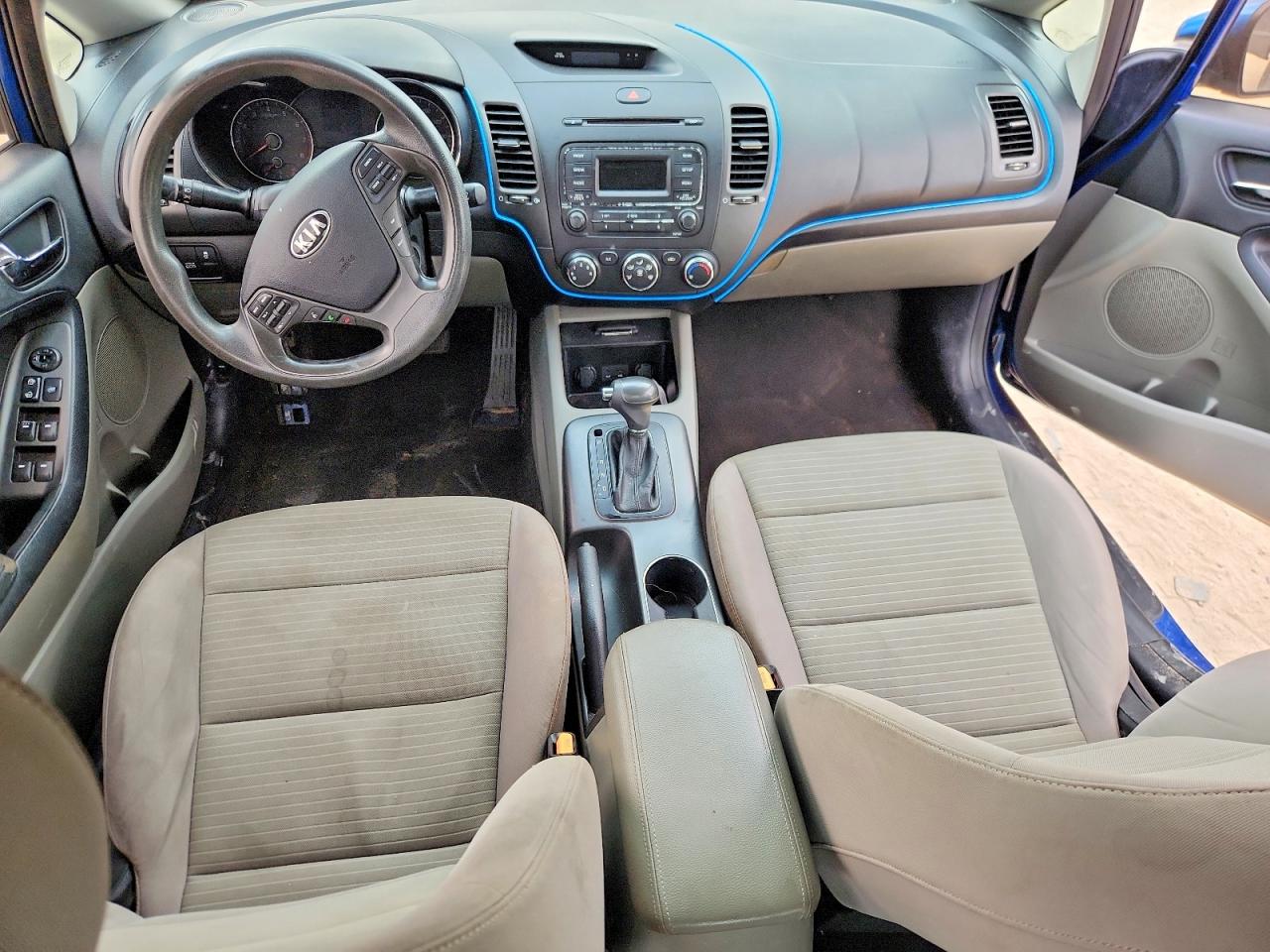 2015 Kia Forte Синий vin: KNAFX4A63F5321104