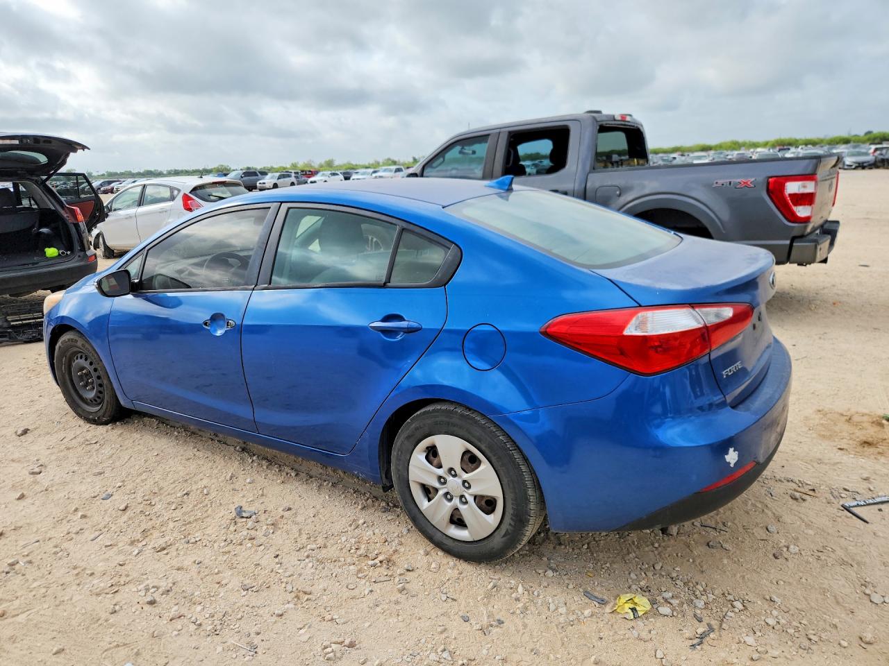 2015 Kia Forte Синий vin: KNAFX4A63F5321104