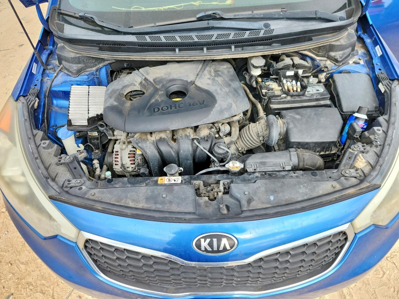 2015 Kia Forte Синий vin: KNAFX4A63F5321104