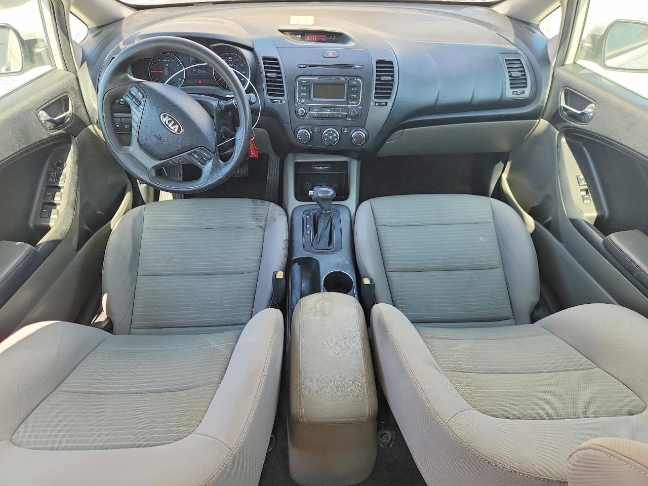 2015 Kia Forte Lx White vin: KNAFX4A63F5329140