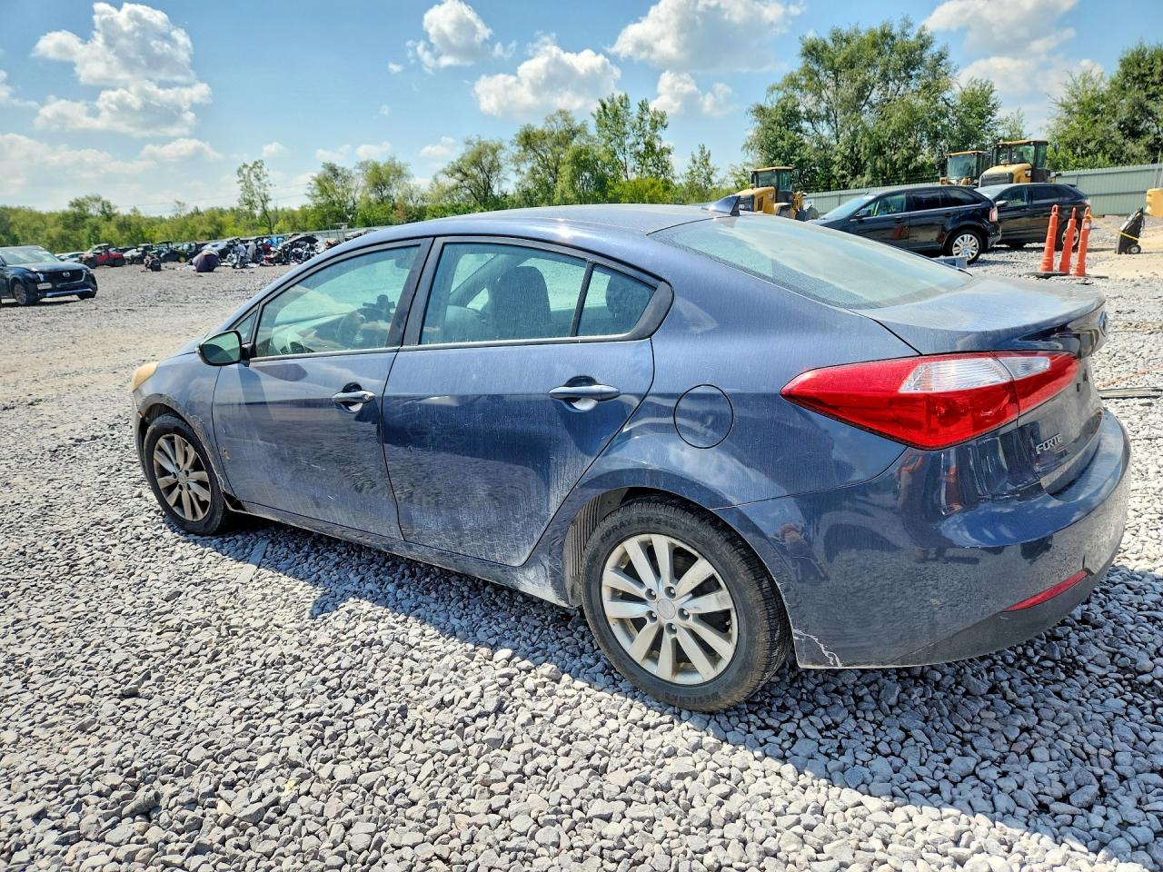 2015 Kia Forte Lx Blue vin: KNAFX4A63F5357259