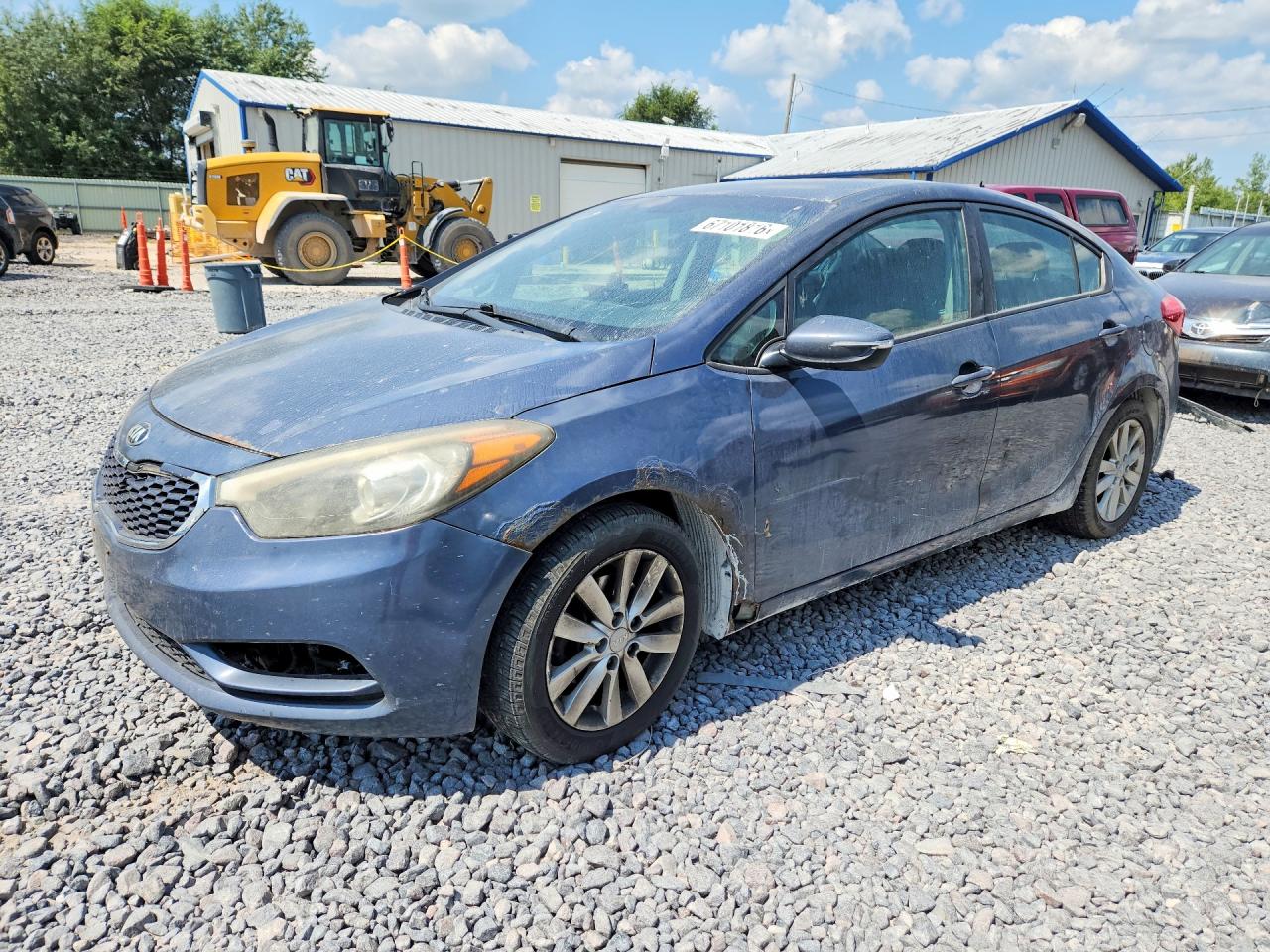2015 Kia Forte Lx Blue vin: KNAFX4A63F5357259