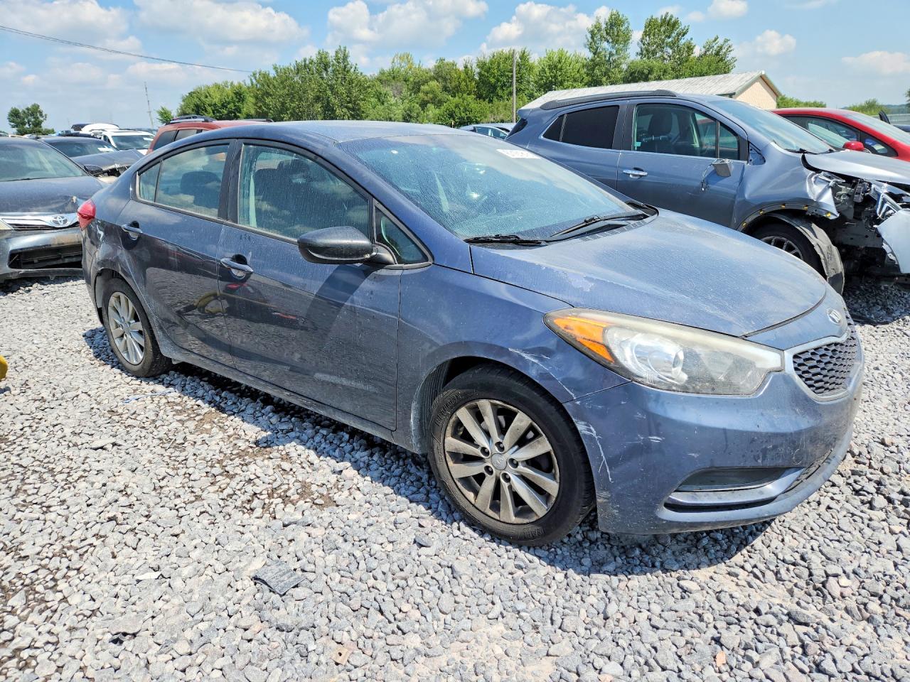 2015 Kia Forte Lx Blue vin: KNAFX4A63F5357259