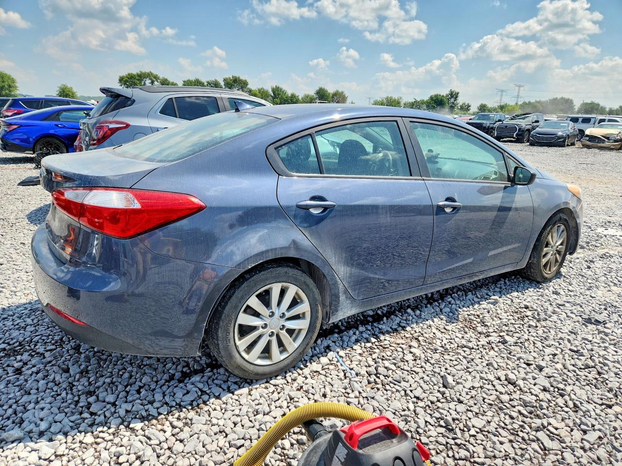 2015 Kia Forte Lx Blue vin: KNAFX4A63F5357259