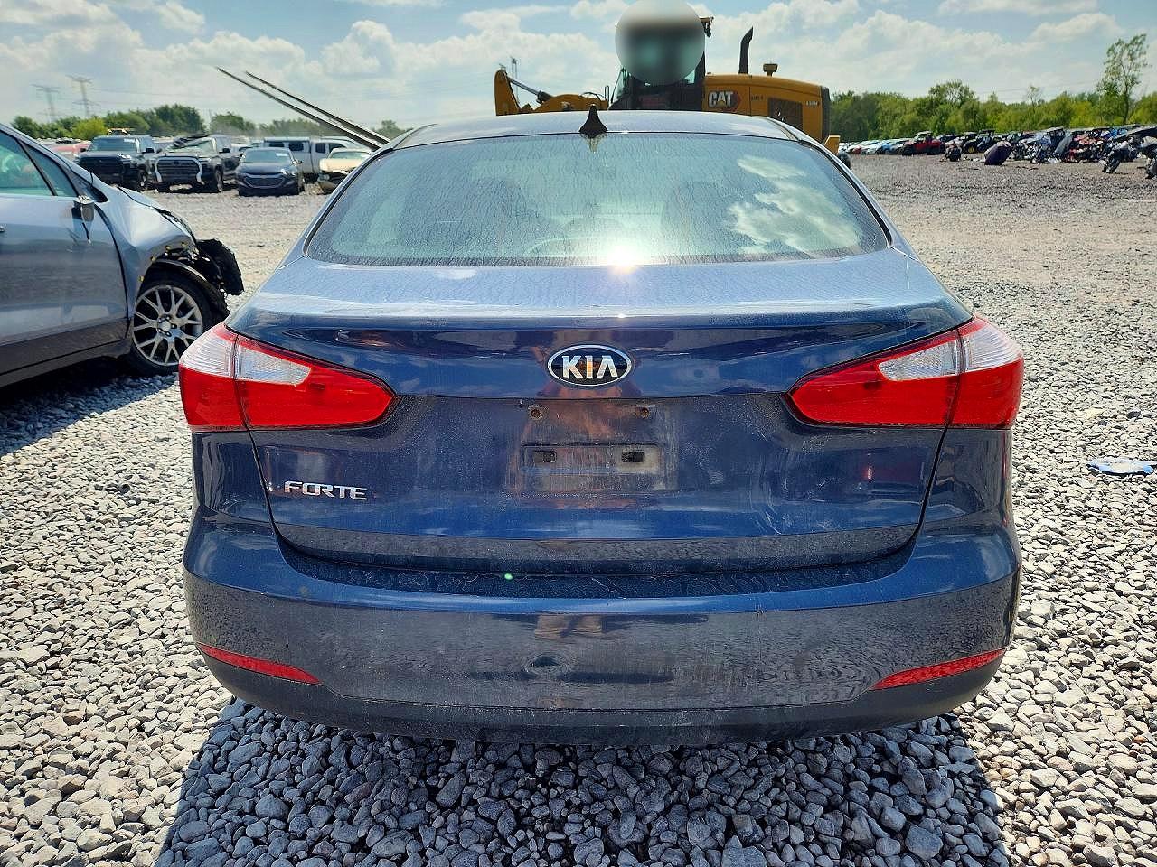 2015 Kia Forte Lx Blue vin: KNAFX4A63F5357259