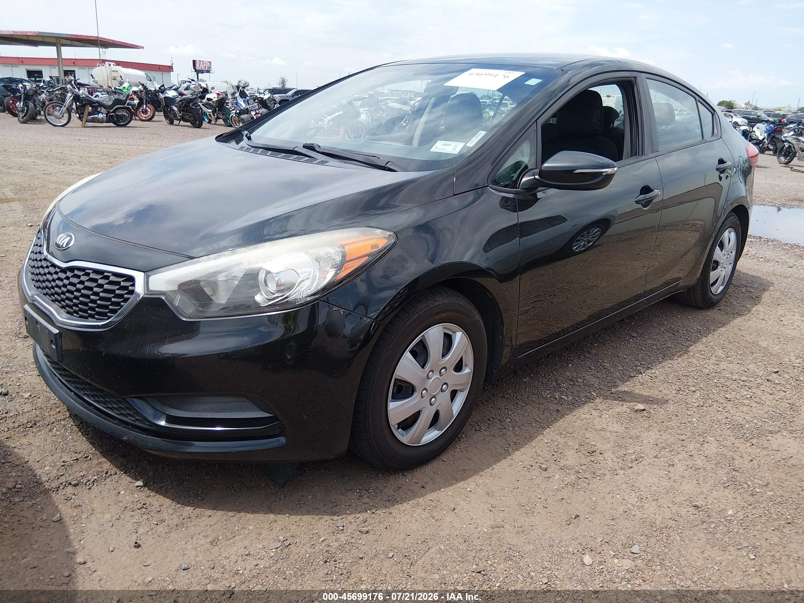 2015 Kia Forte Lx Black vin: KNAFX4A63F5358640