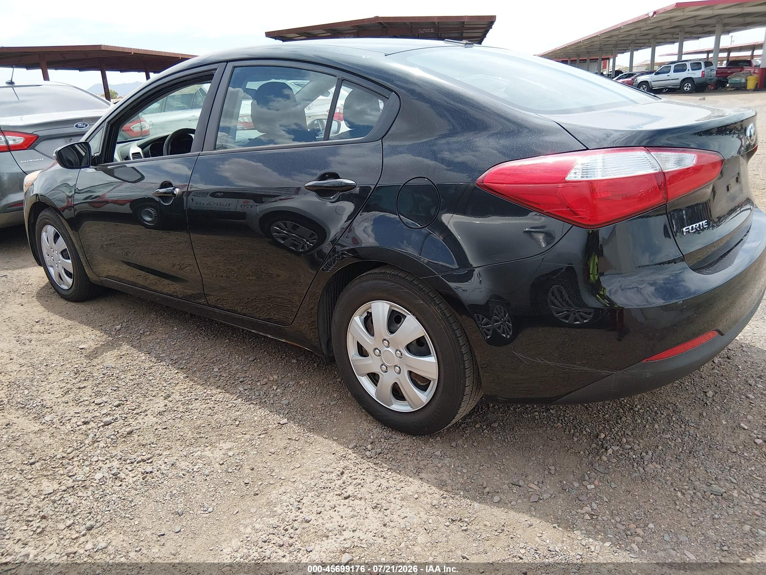 2015 Kia Forte Lx Black vin: KNAFX4A63F5358640