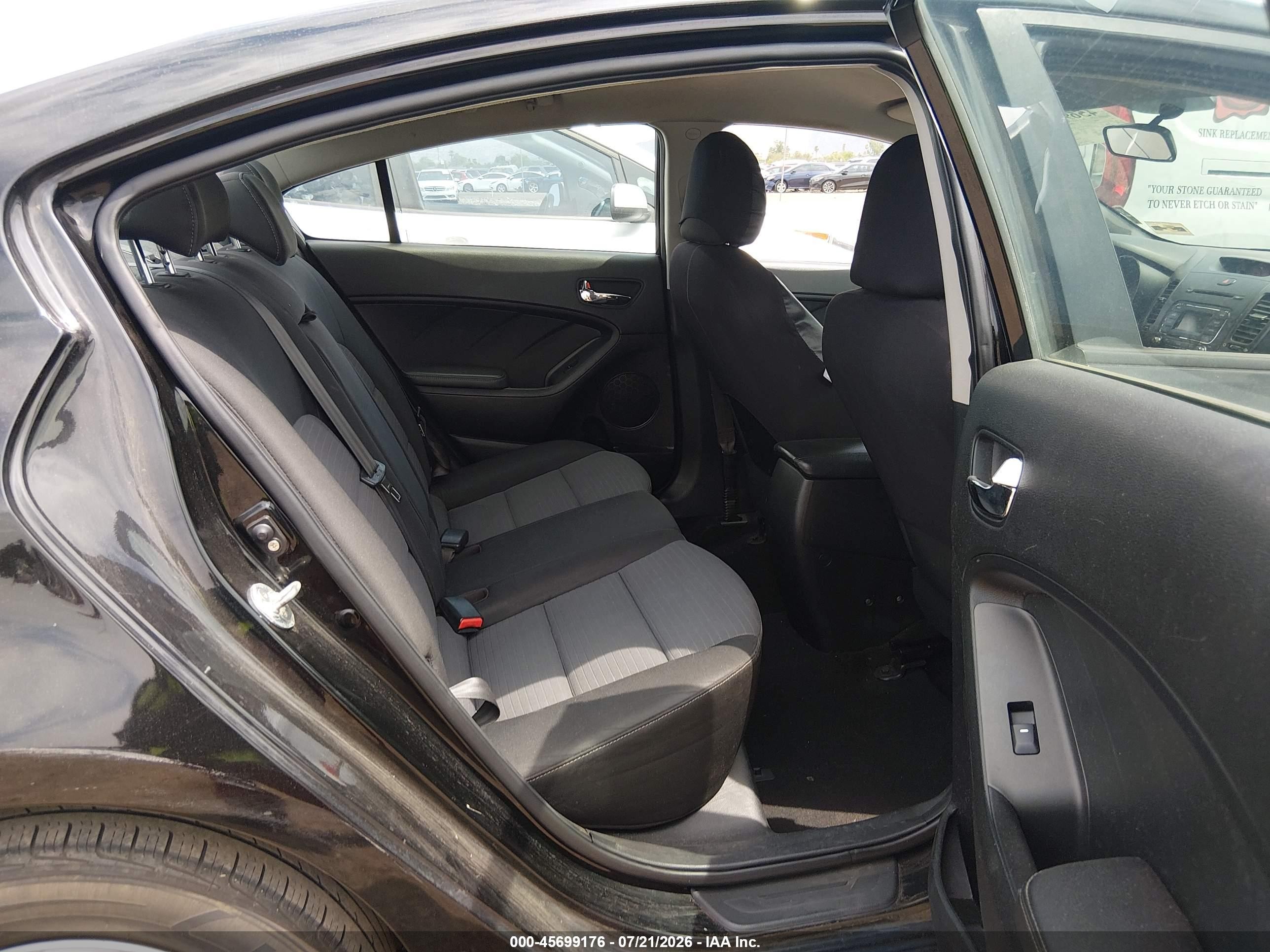 2015 Kia Forte Lx Black vin: KNAFX4A63F5358640