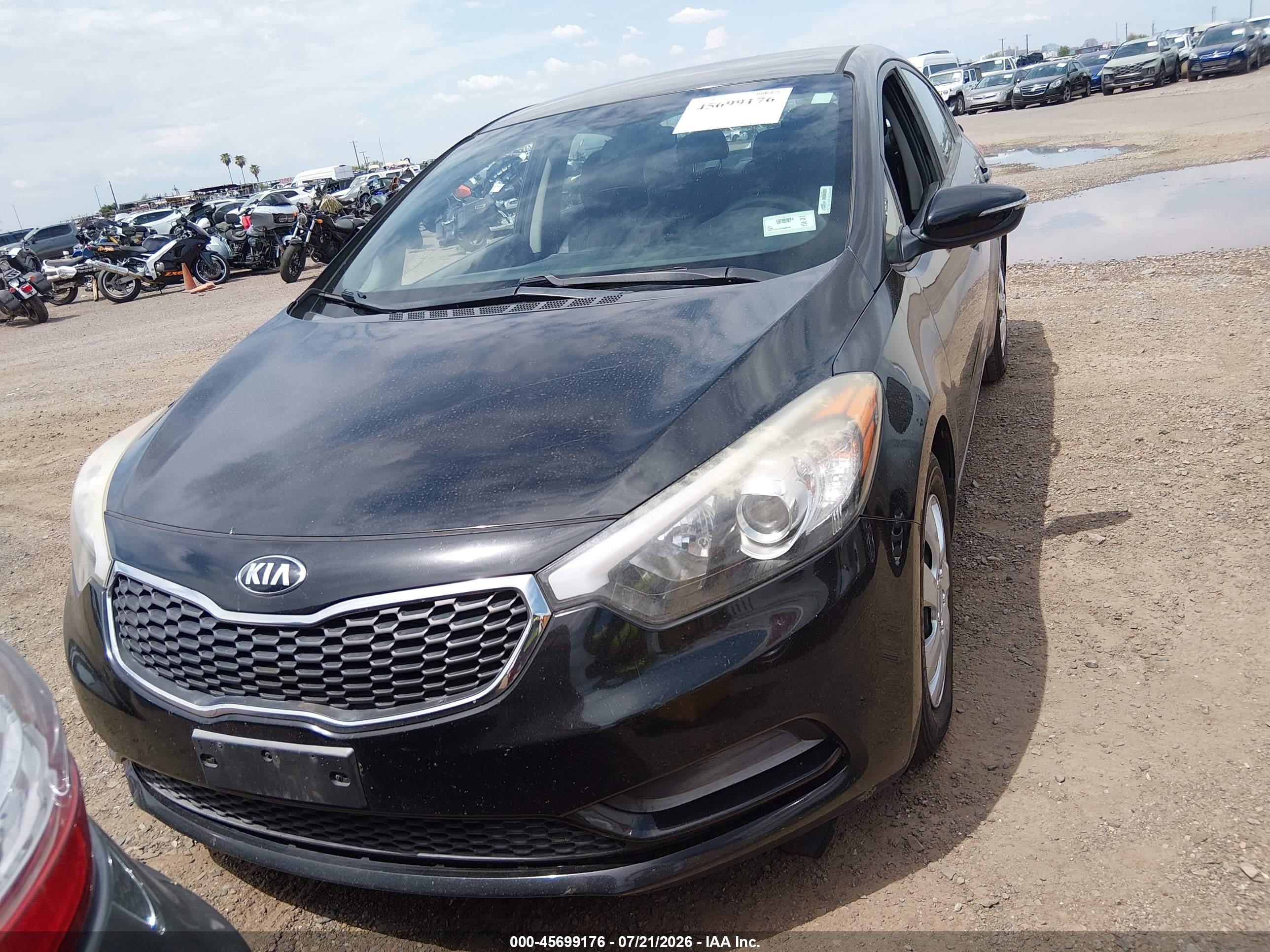 2015 Kia Forte Lx Black vin: KNAFX4A63F5358640