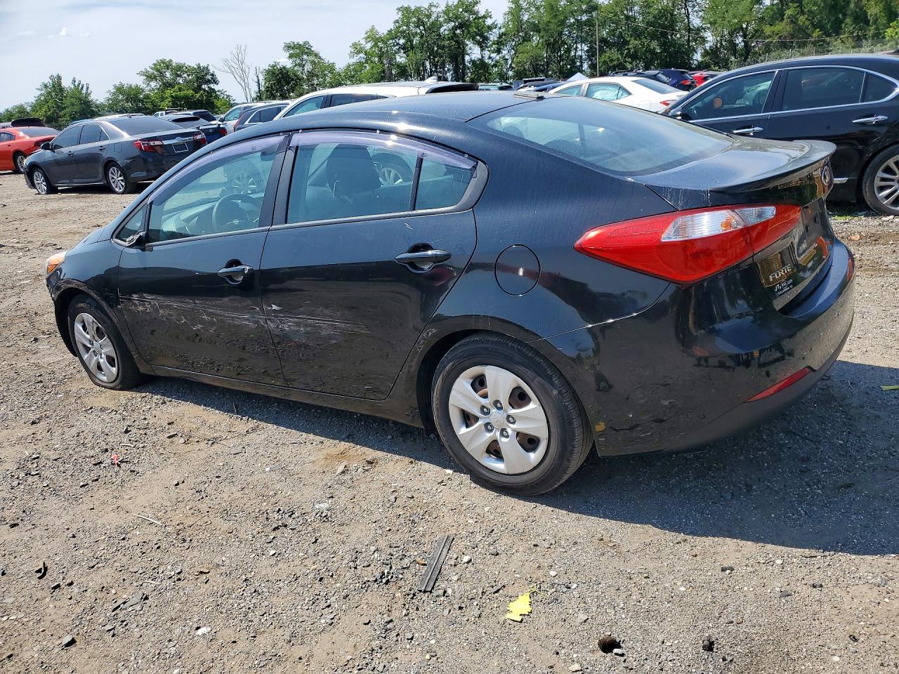 2015 Kia Forte Lx Black vin: KNAFX4A63F5371095