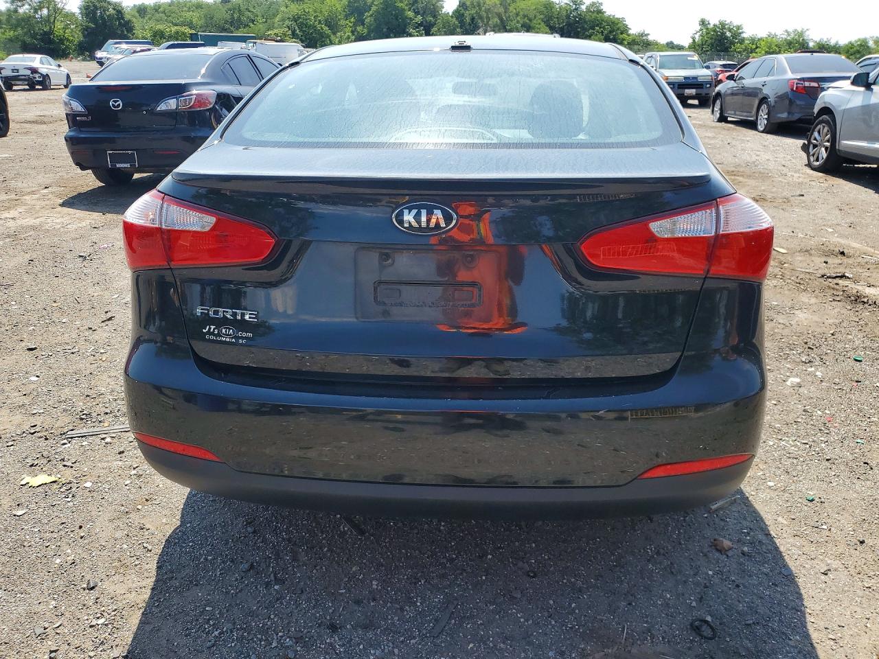 2015 Kia Forte Lx Black vin: KNAFX4A63F5371095
