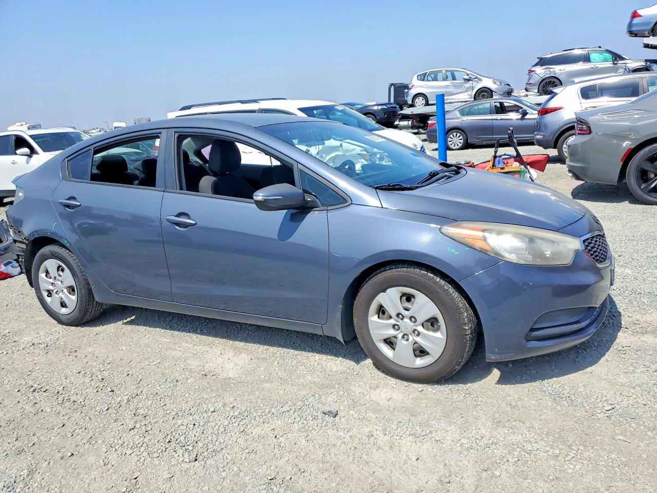 2015 Kia Forte Lx Gray vin: KNAFX4A63F5394568