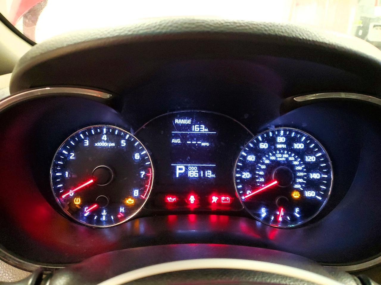 2015 Kia Forte Lx Red vin: KNAFX4A63F5416665