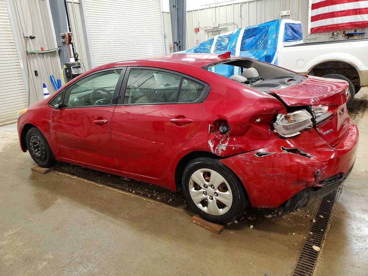2015 Kia Forte Lx Red vin: KNAFX4A63F5416665