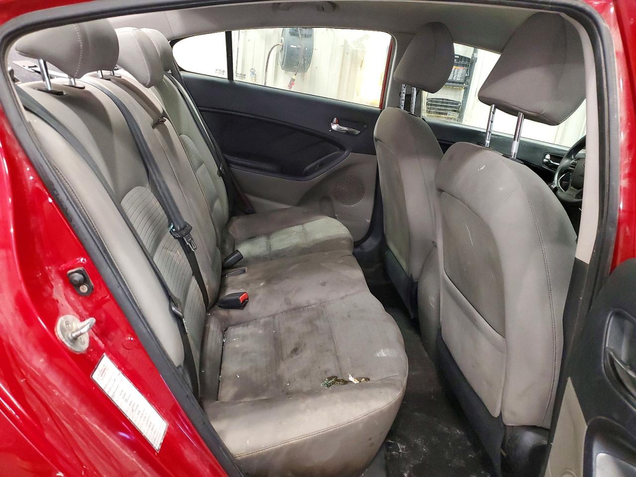 2015 Kia Forte Lx Red vin: KNAFX4A63F5416665