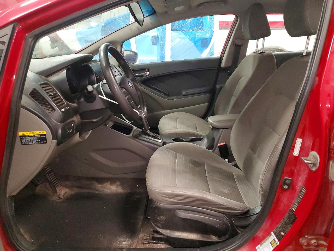 2015 Kia Forte Lx Red vin: KNAFX4A63F5416665