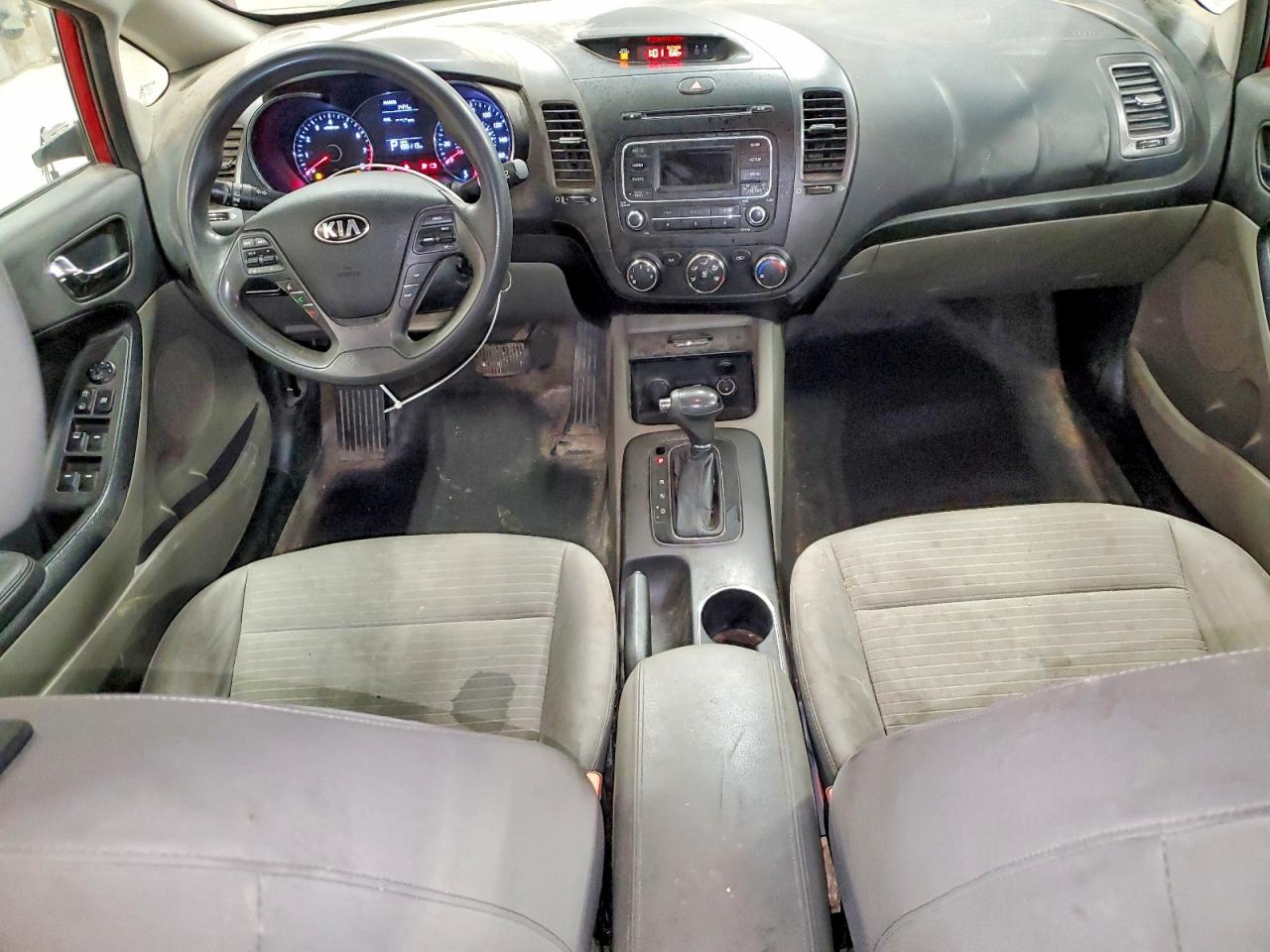 2015 Kia Forte Lx Red vin: KNAFX4A63F5416665