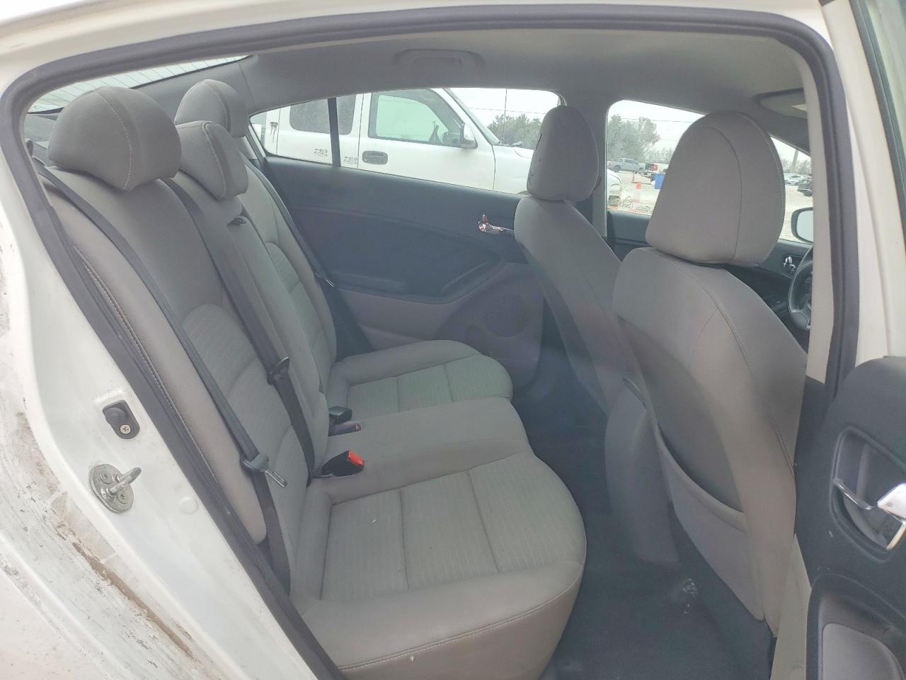 2014 Kia Forte Lx White vin: KNAFX4A64E5134890