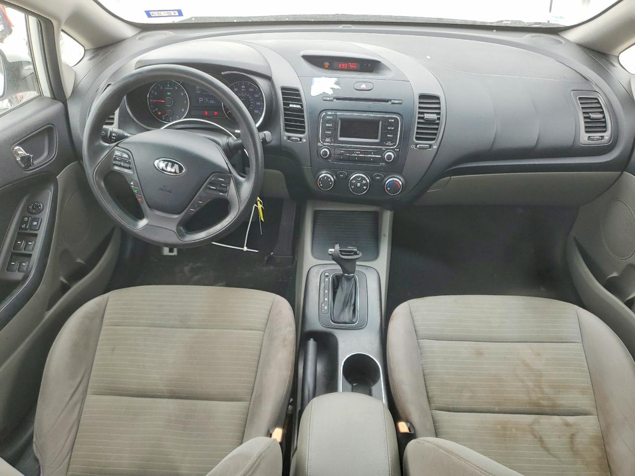 2014 Kia Forte Lx White vin: KNAFX4A64E5134890