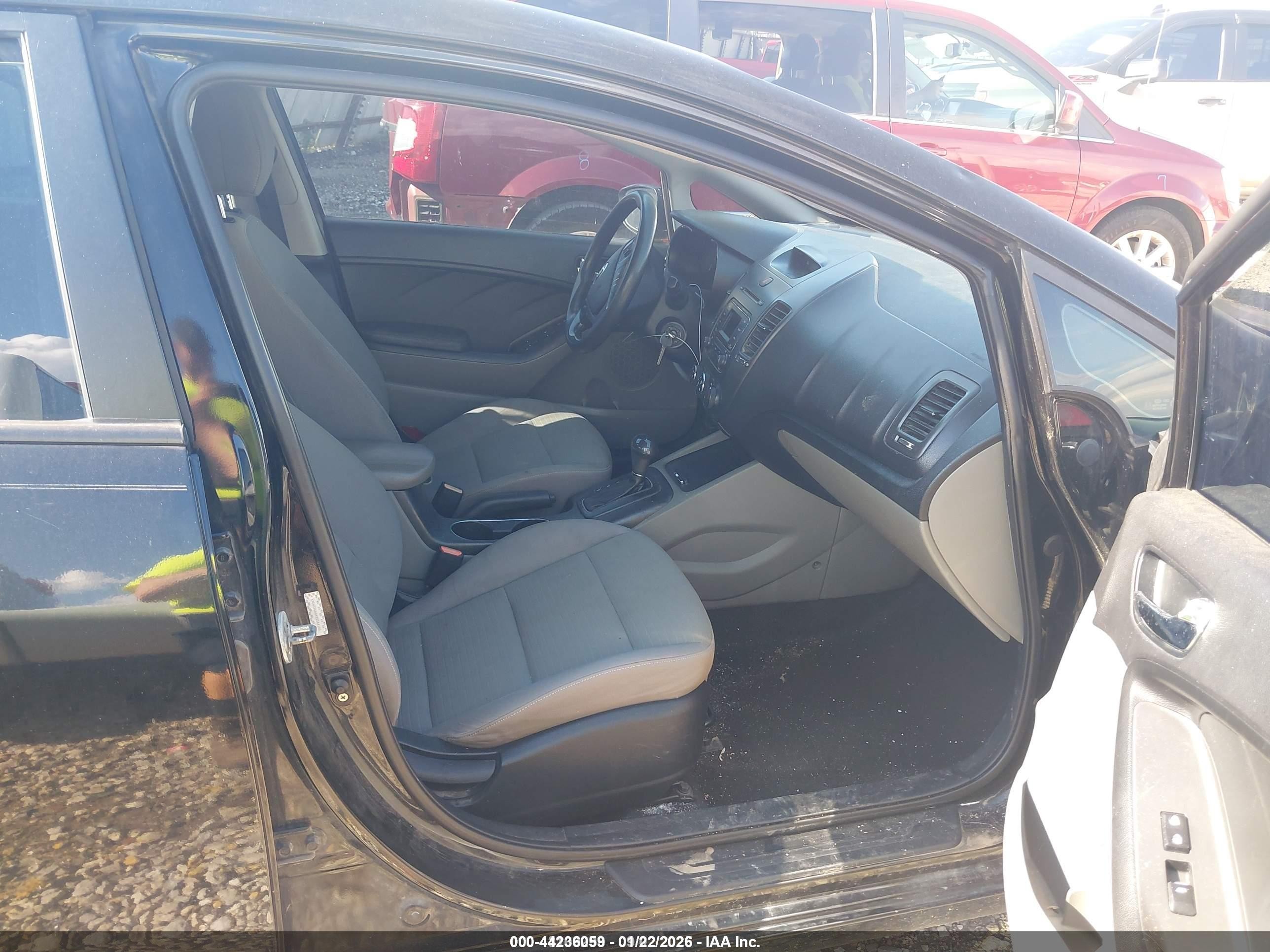 2014 Kia Forte Lx Black vin: KNAFX4A64E5148160