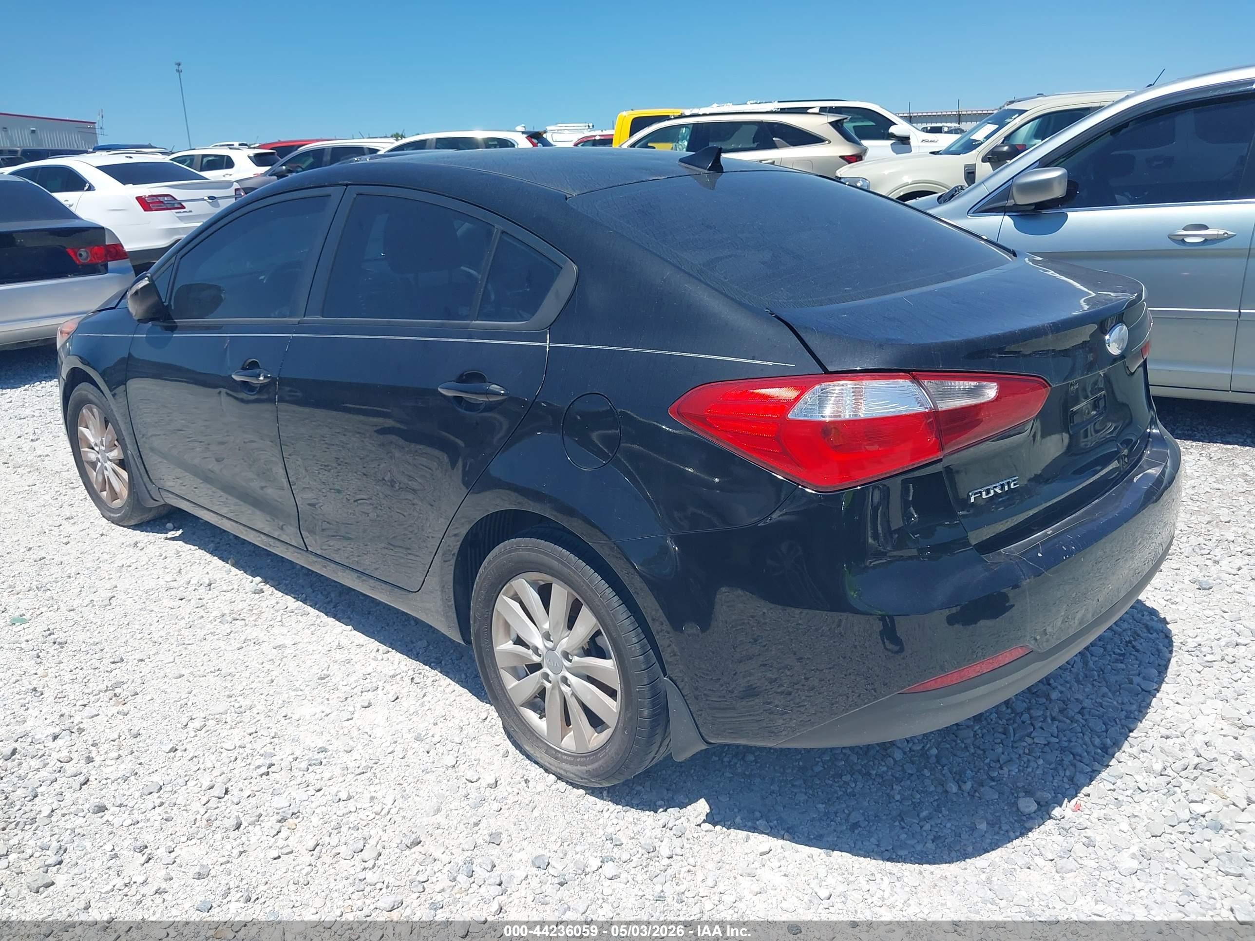 2014 Kia Forte Lx Black vin: KNAFX4A64E5148160