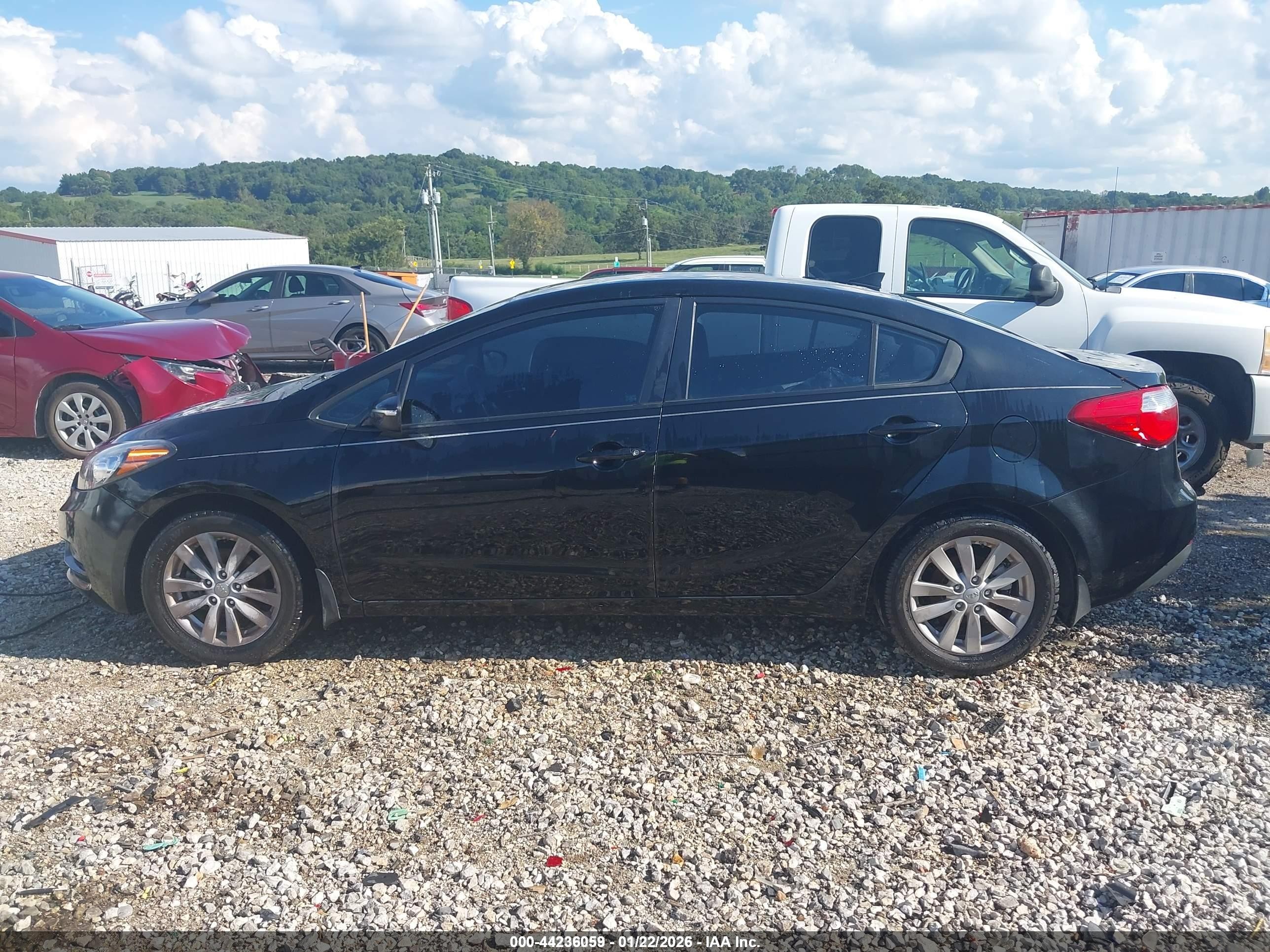 2014 Kia Forte Lx Black vin: KNAFX4A64E5148160