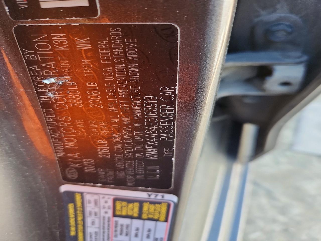 2014 Kia Forte Lx Серый vin: KNAFX4A64E5163919
