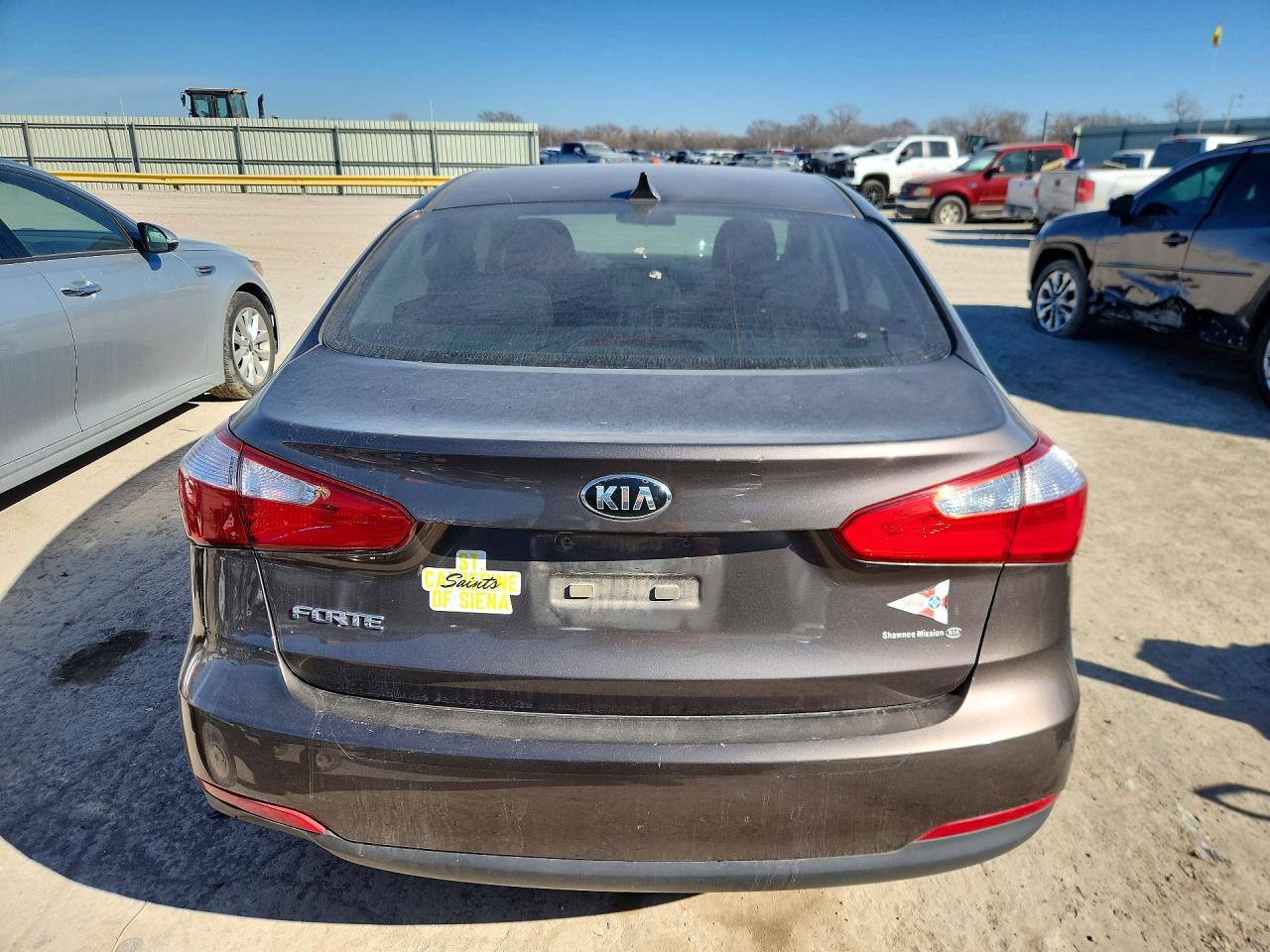 2014 Kia Forte Lx Серый vin: KNAFX4A64E5163919