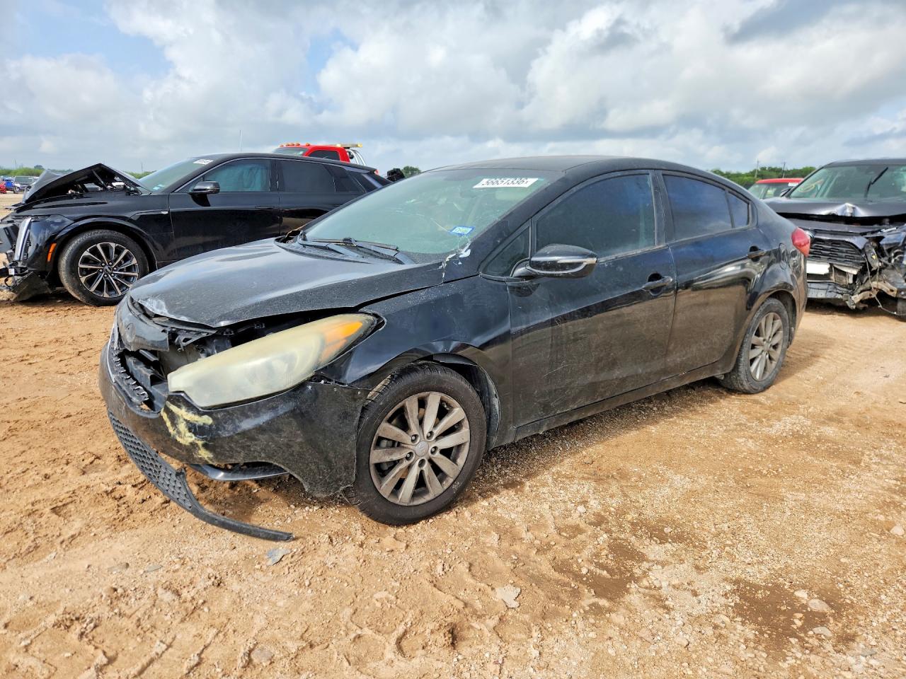 2014 Kia Forte Lx Черный vin: KNAFX4A64E5171129