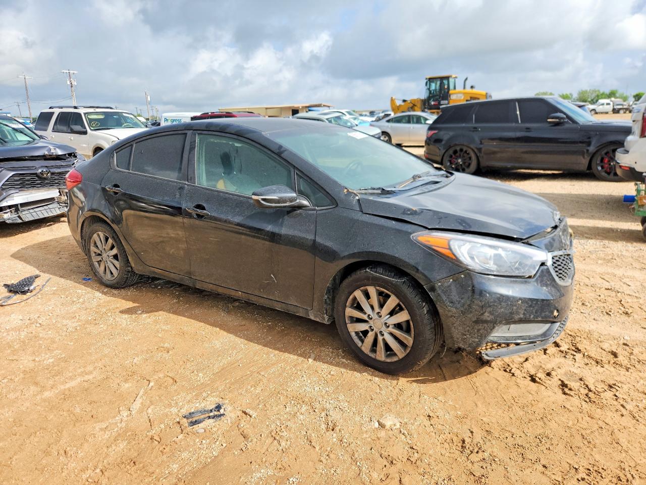 2014 Kia Forte Lx Black vin: KNAFX4A64E5171129