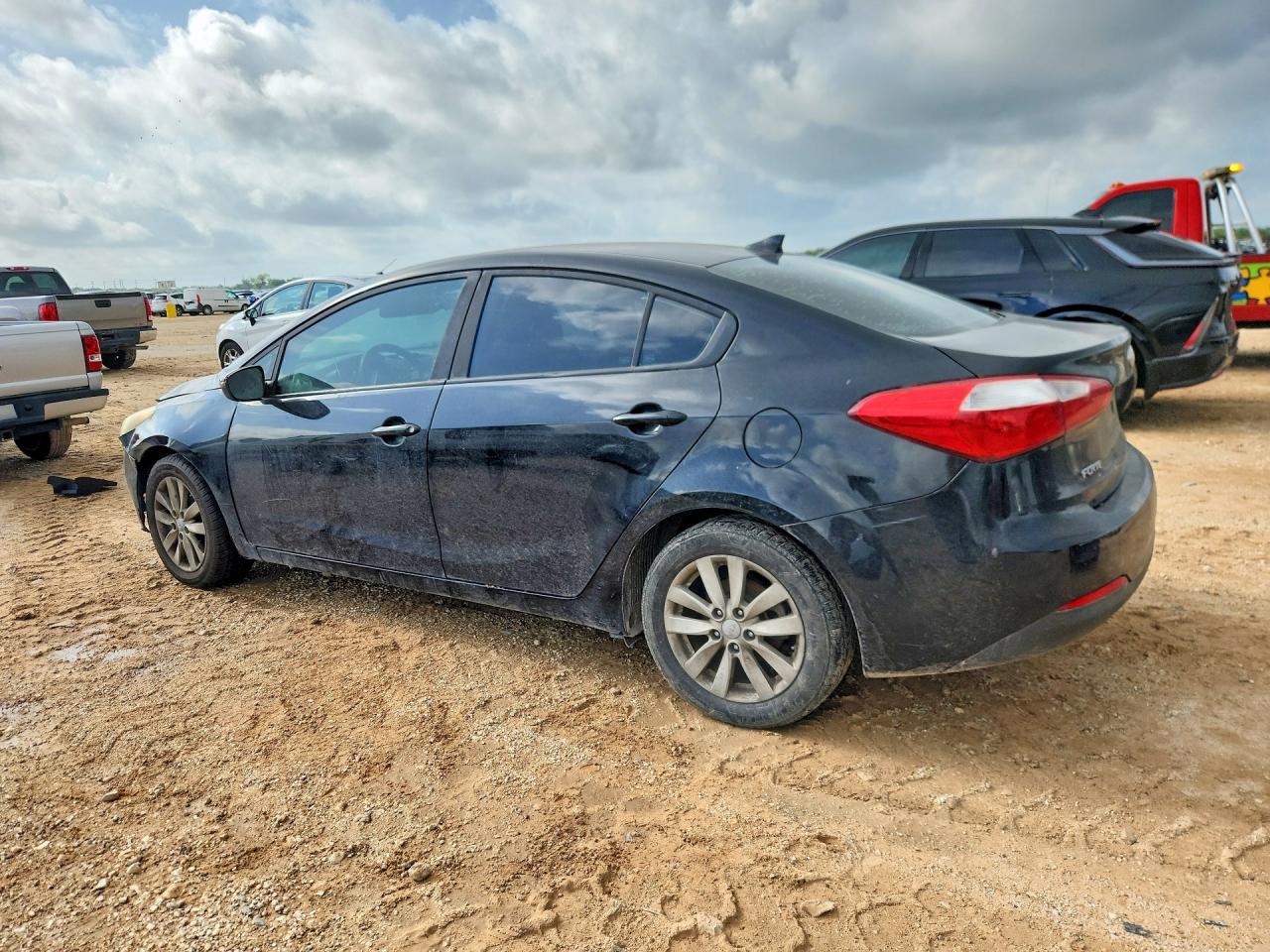 2014 Kia Forte Lx Black vin: KNAFX4A64E5171129