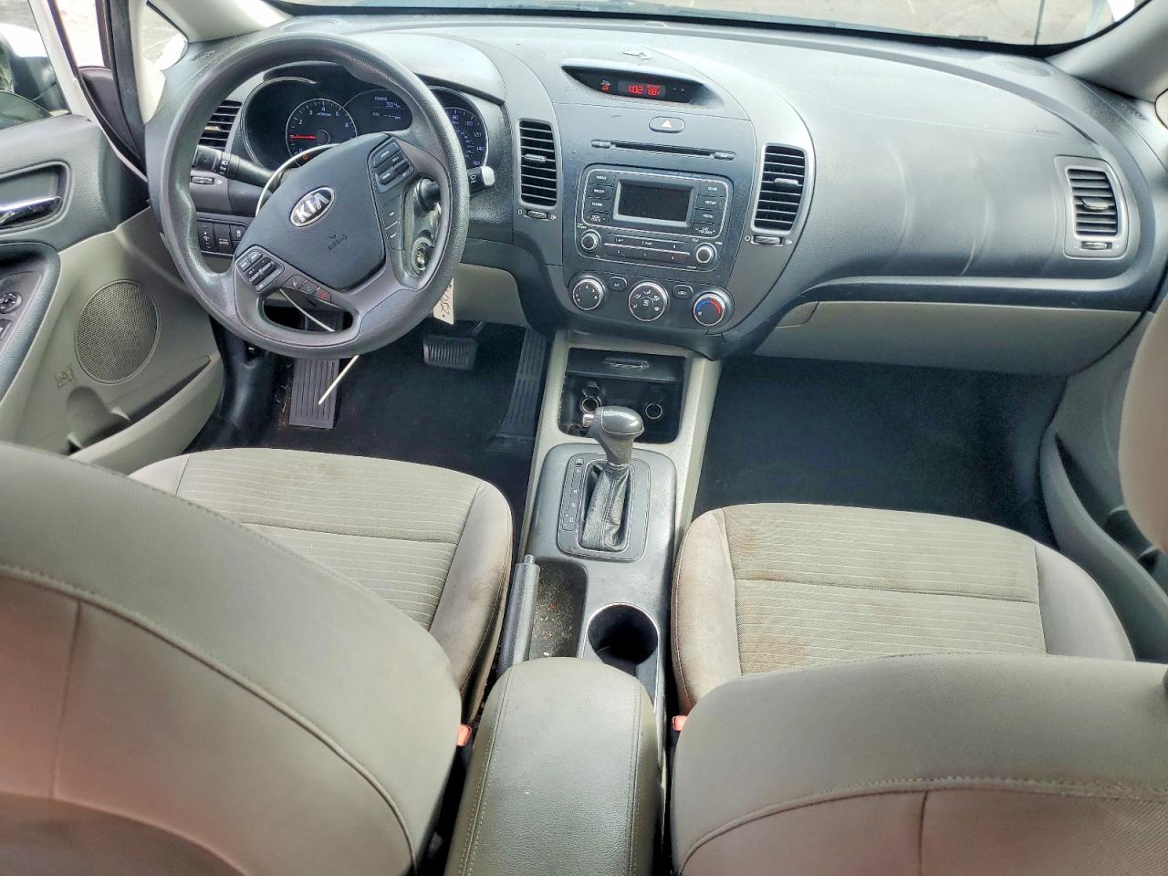2015 Kia Forte Lx White vin: KNAFX4A64F5261558