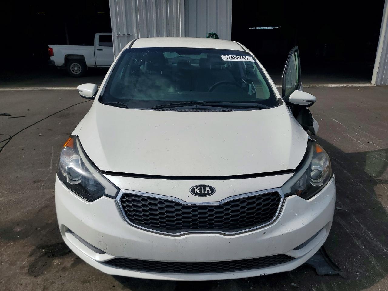 2015 Kia Forte Lx White vin: KNAFX4A64F5261558