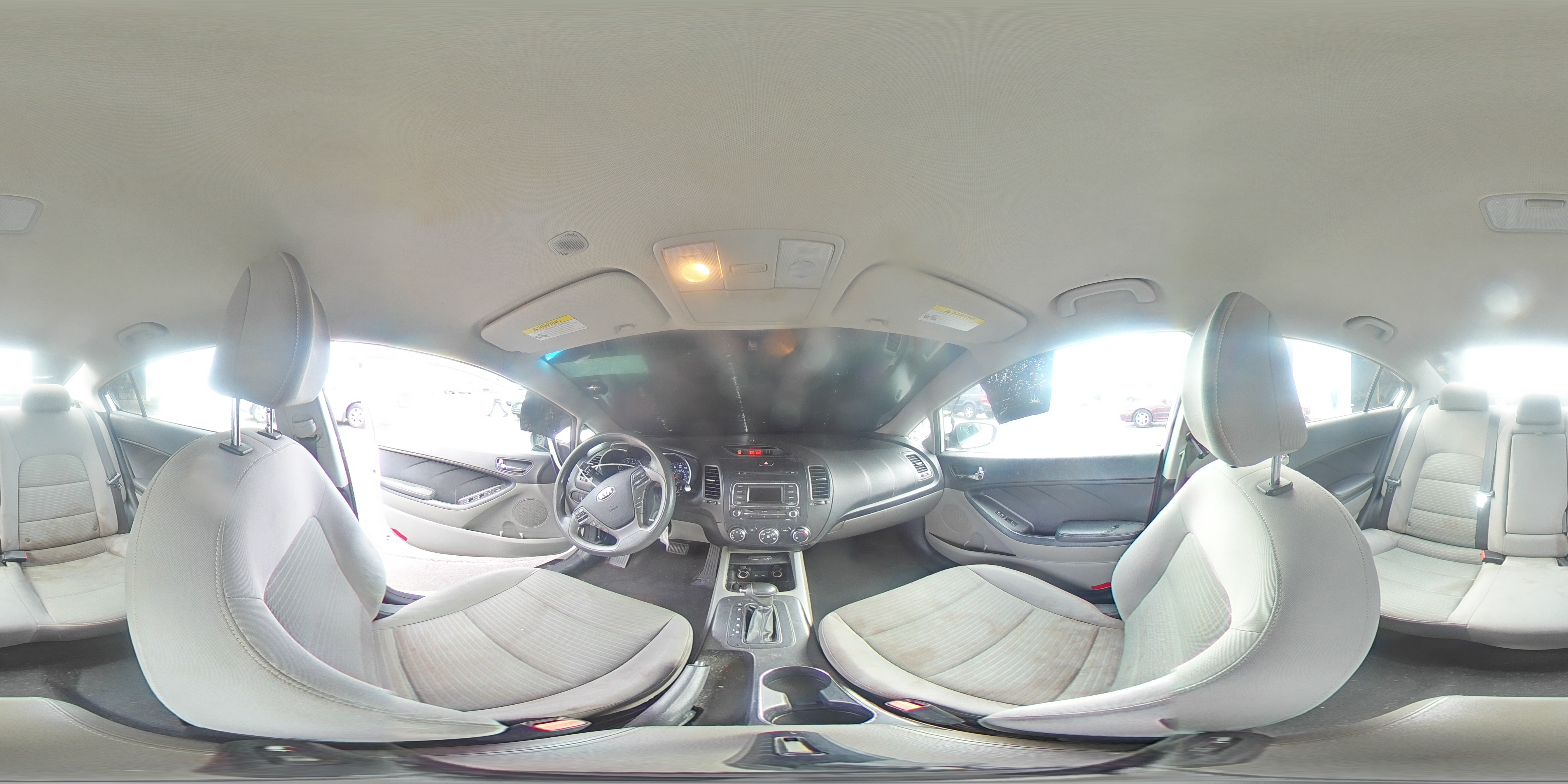 2015 Kia Forte Lx White vin: KNAFX4A64F5261558