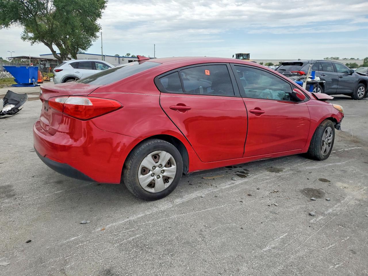2015 Kia Forte Lx Red vin: KNAFX4A64F5288517