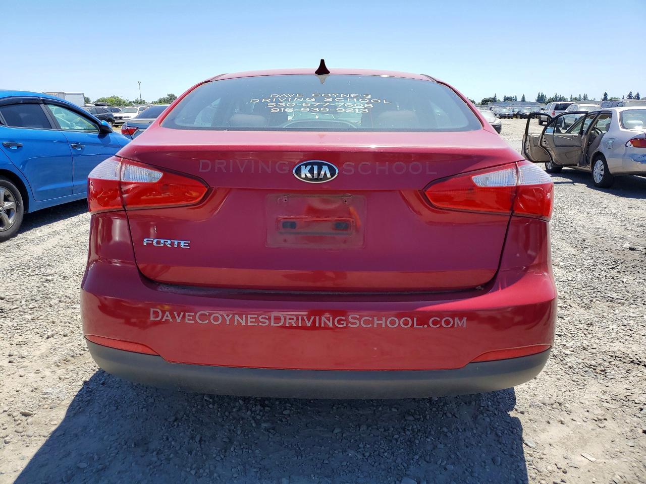 2015 Kia Forte Lx Красный vin: KNAFX4A64F5302061