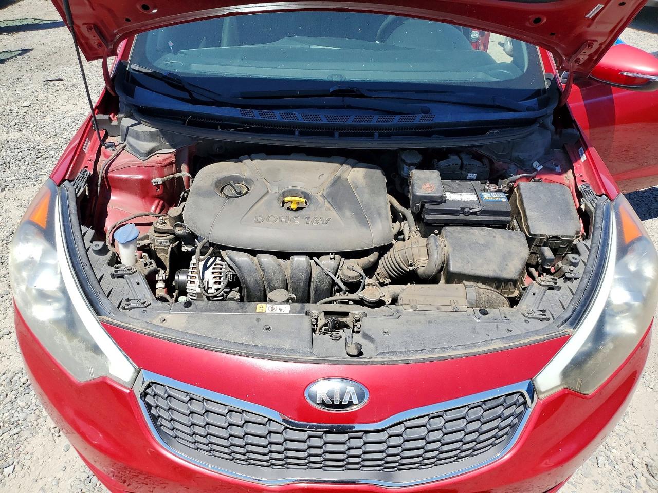 2015 Kia Forte Lx Красный vin: KNAFX4A64F5302061