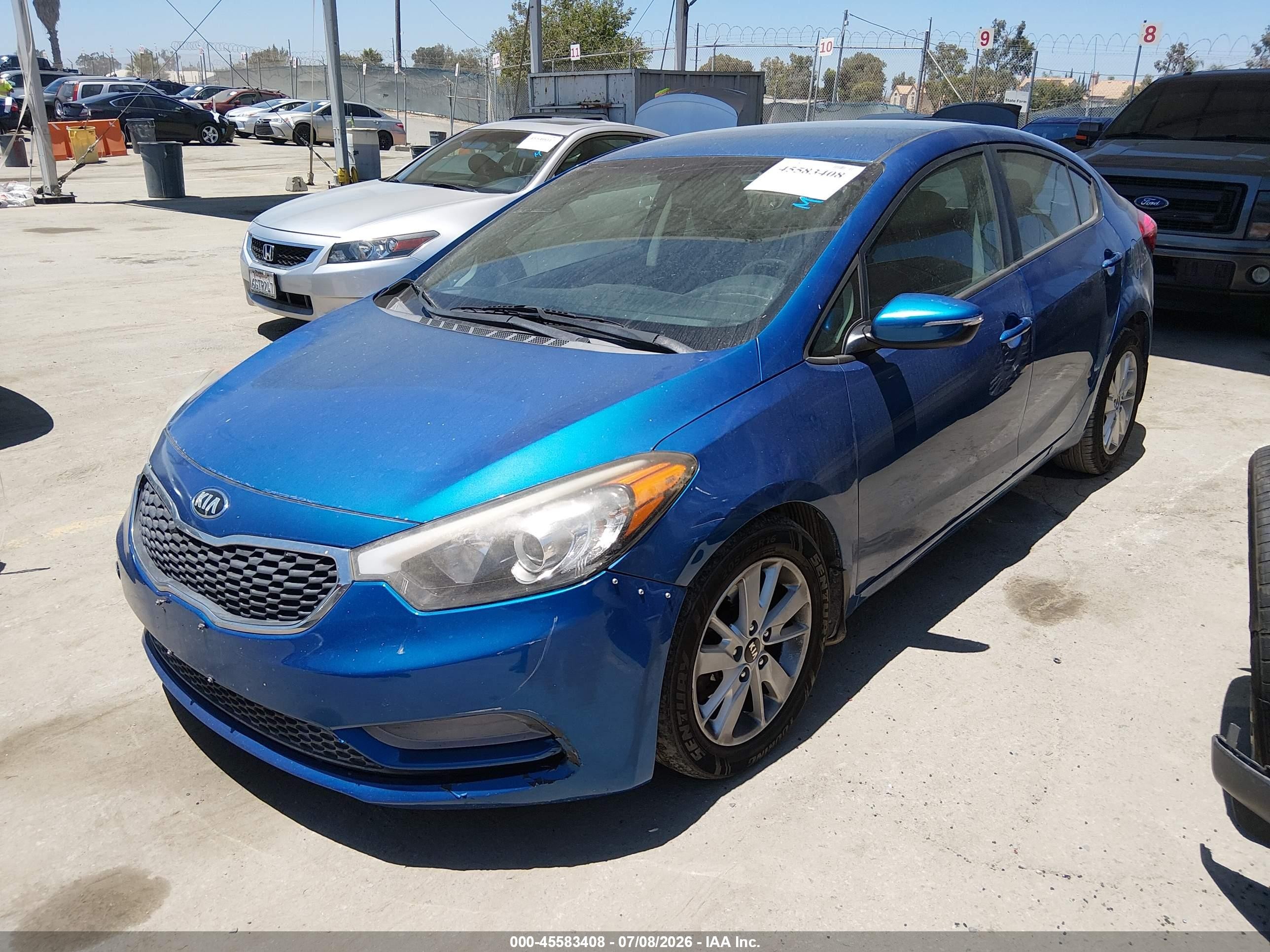 2015 Kia Forte Lx Blue vin: KNAFX4A64F5321130