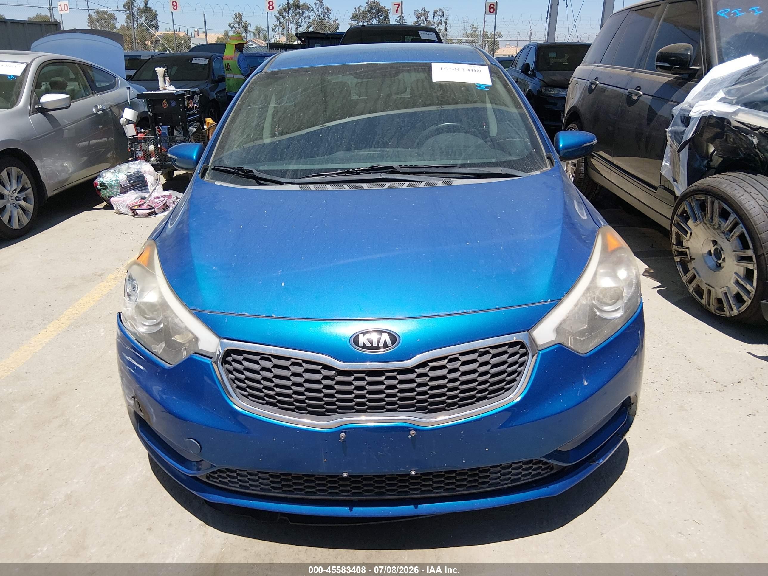 2015 Kia Forte Lx Blue vin: KNAFX4A64F5321130