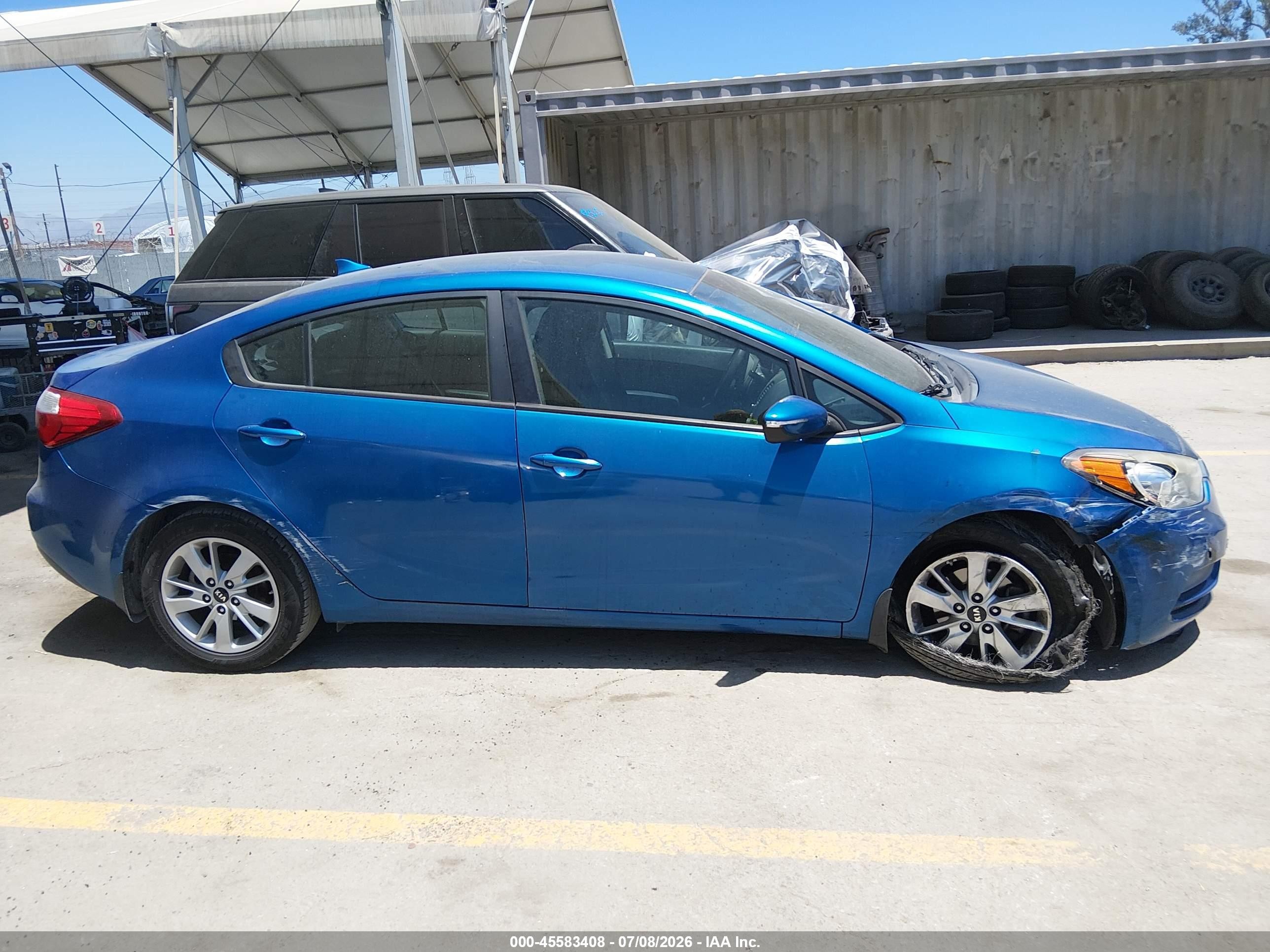 2015 Kia Forte Lx Blue vin: KNAFX4A64F5321130