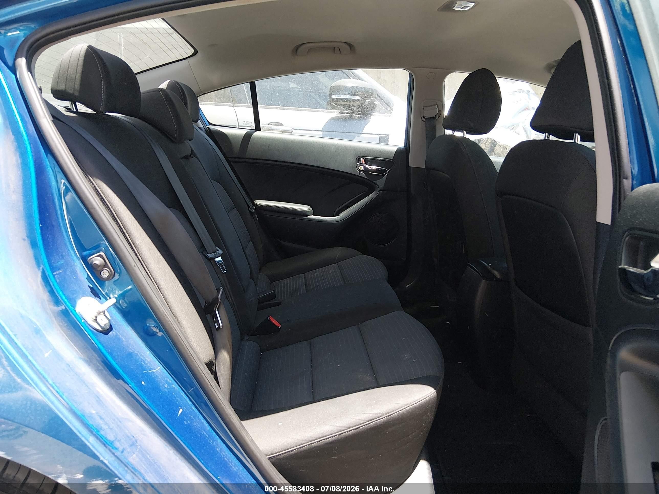 2015 Kia Forte Lx Blue vin: KNAFX4A64F5321130