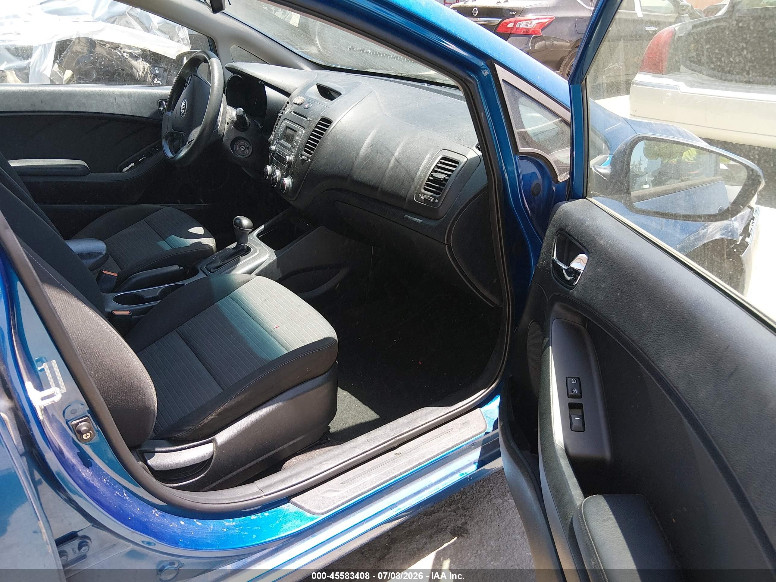 2015 Kia Forte Lx Blue vin: KNAFX4A64F5321130