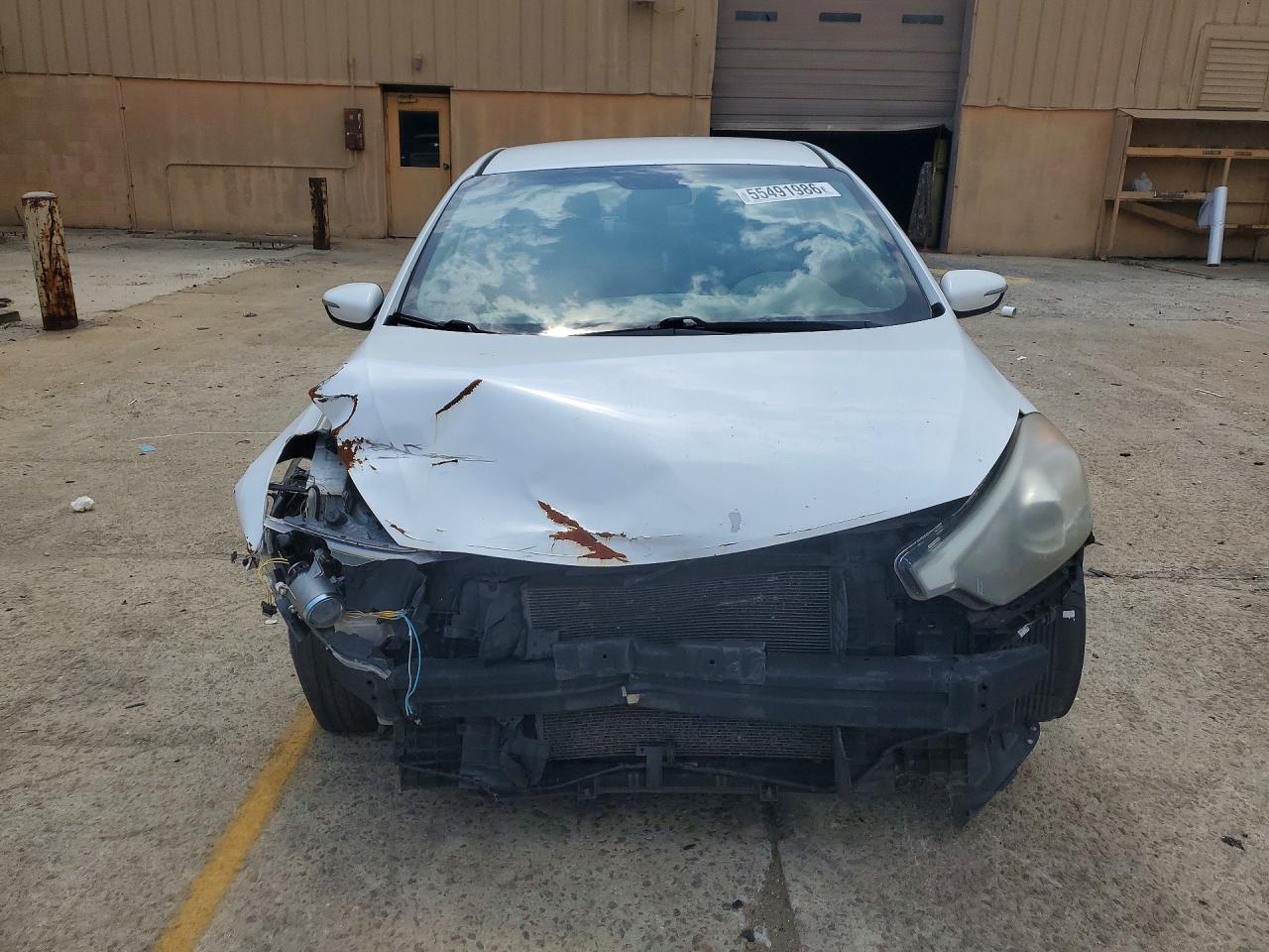 2015 Kia Forte Lx Белый vin: KNAFX4A64F5372837