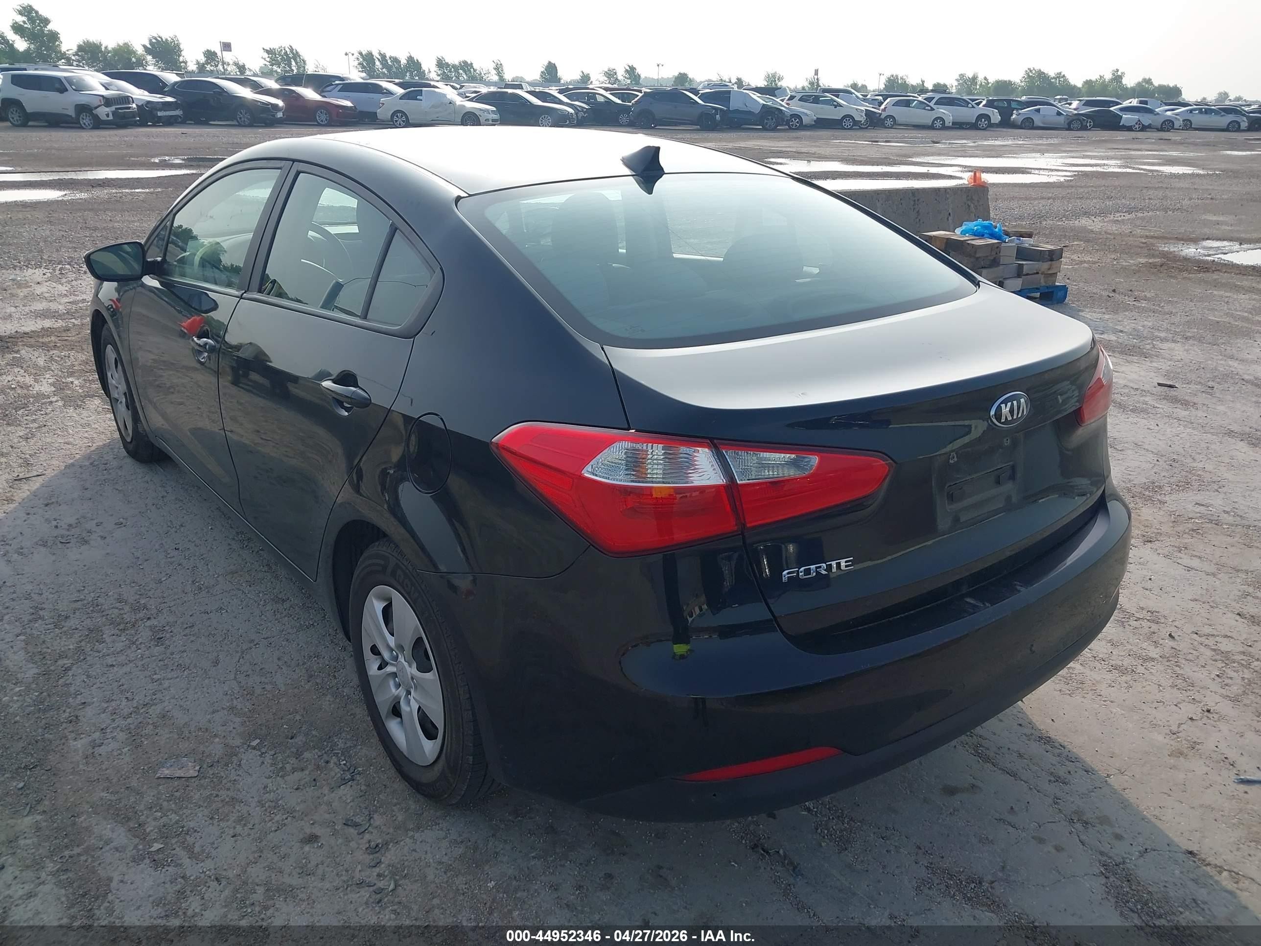 2015 Kia Forte Lx Black vin: KNAFX4A64F5405691