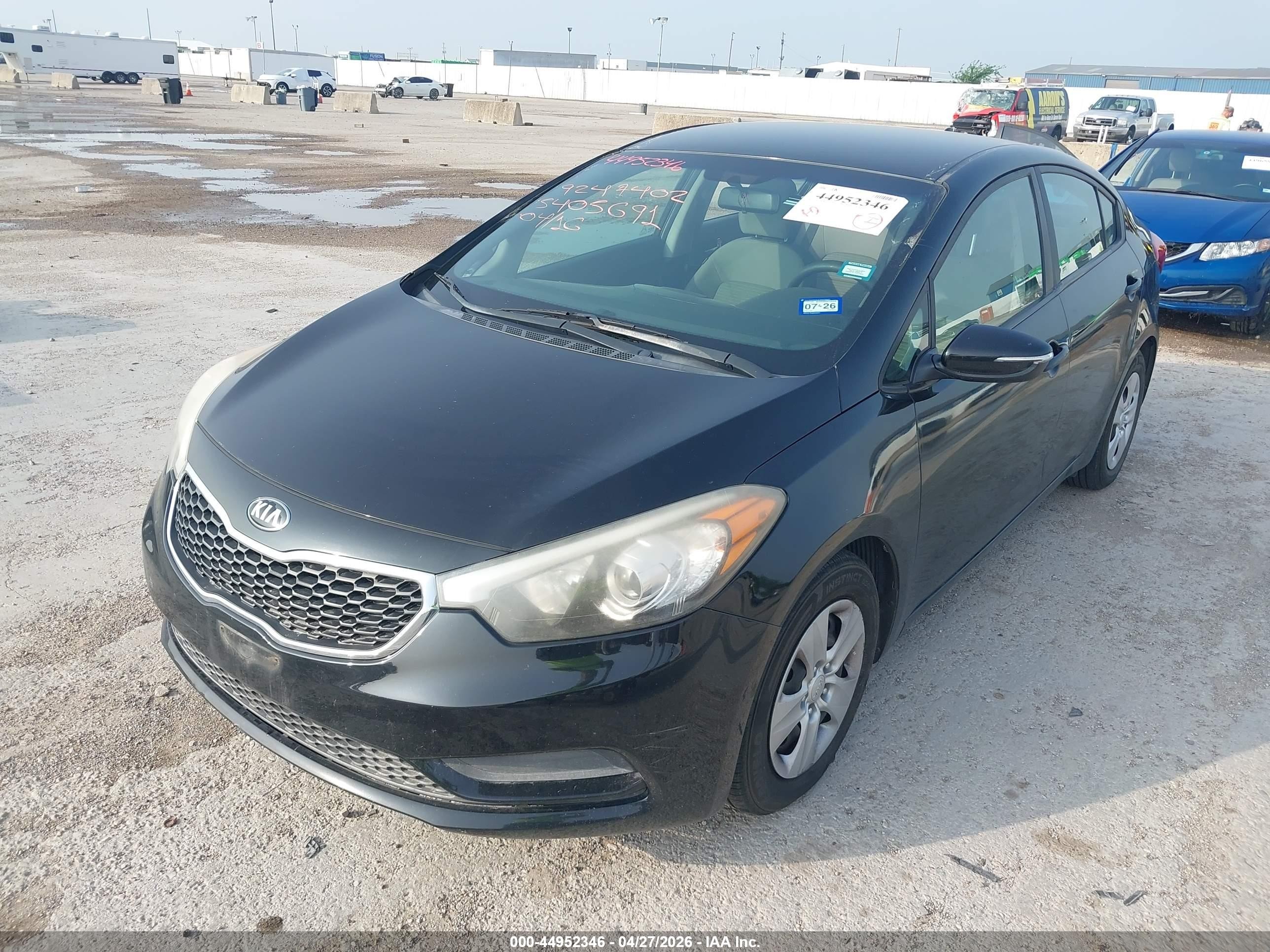 2015 Kia Forte Lx Black vin: KNAFX4A64F5405691